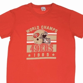 VINTAGE NFL SAN FRANCISCO 49ERS CHAMPIONS 1985 TEE SHIRT SIZE LARGE MADE IN USA