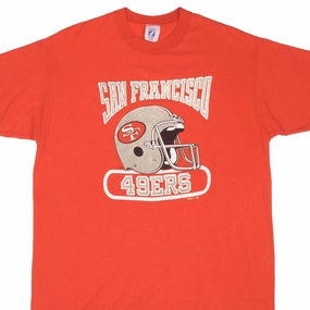 VINTAGE NFL SAN FRANCISCO 49ERS EARLY 1990S TEE SHIRT SIZE LARGE MADE IN USA