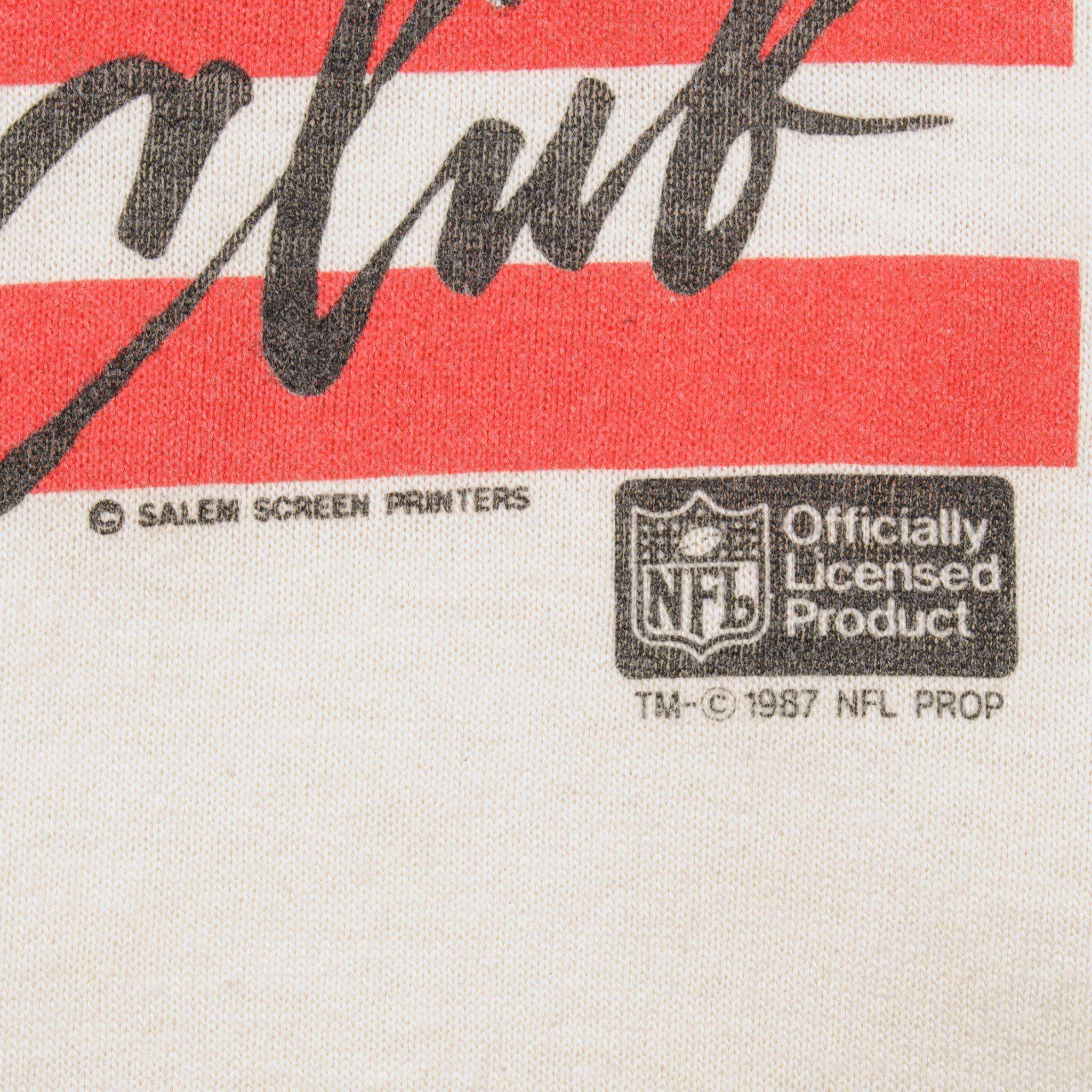 VINTAGE NFL SAN FRANCISCO 49ERS TEE SHIRT 1987 SIZE LARGE MADE IN USA