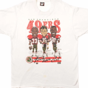 VINTAGE NFL SAN FRANCISCO 49ERS TEE SHIRT 1987 SIZE LARGE MADE IN USA