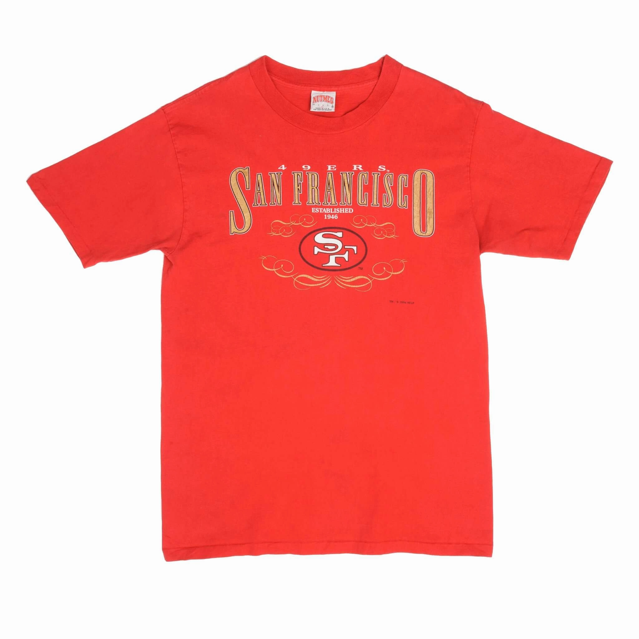 VINTAGE NFL SAN FRANCISCO 49ERS TEE SHIRT 1994 SIZE LARGE MADE IN USA