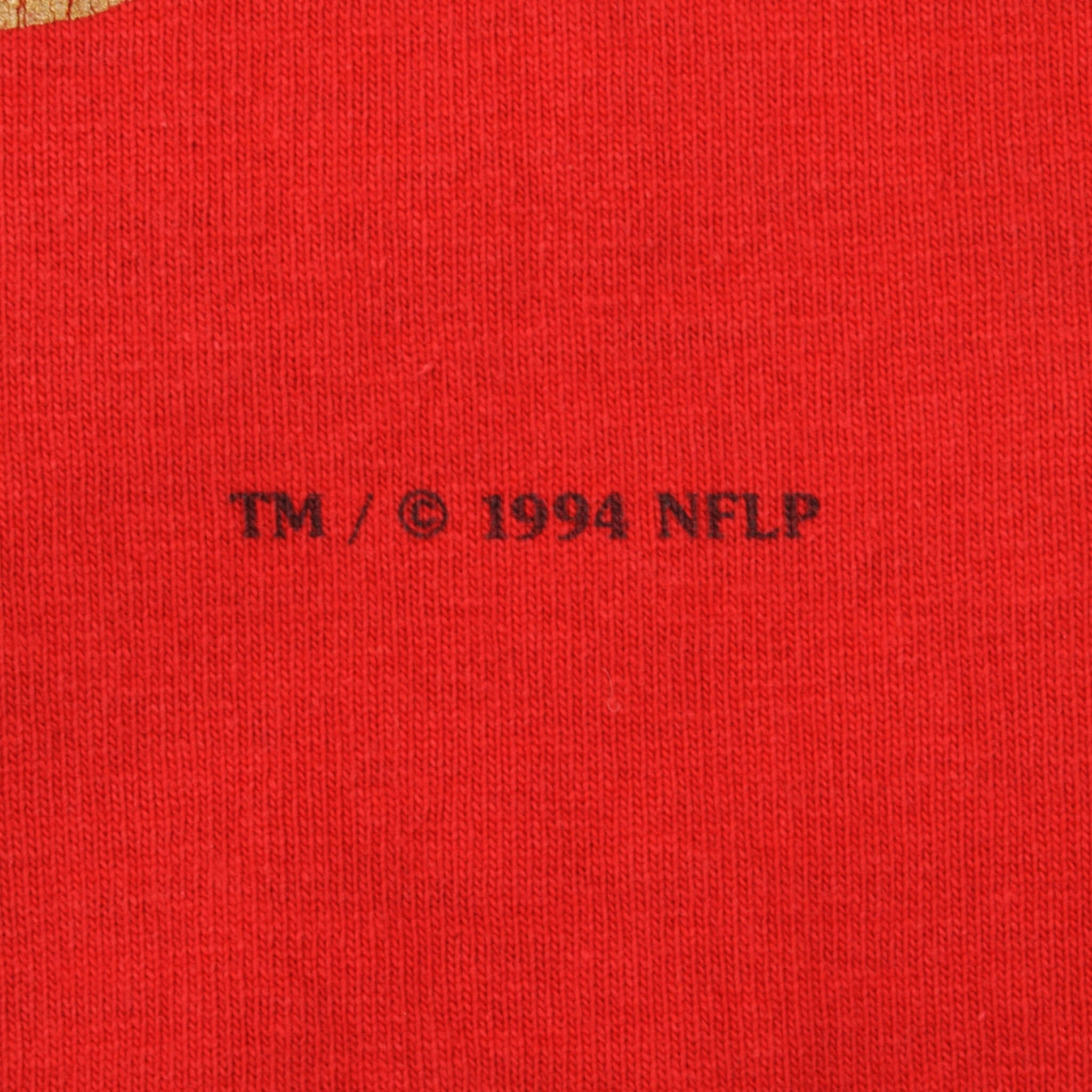 VINTAGE NFL SAN FRANCISCO 49ERS TEE SHIRT 1994 SIZE LARGE MADE IN USA