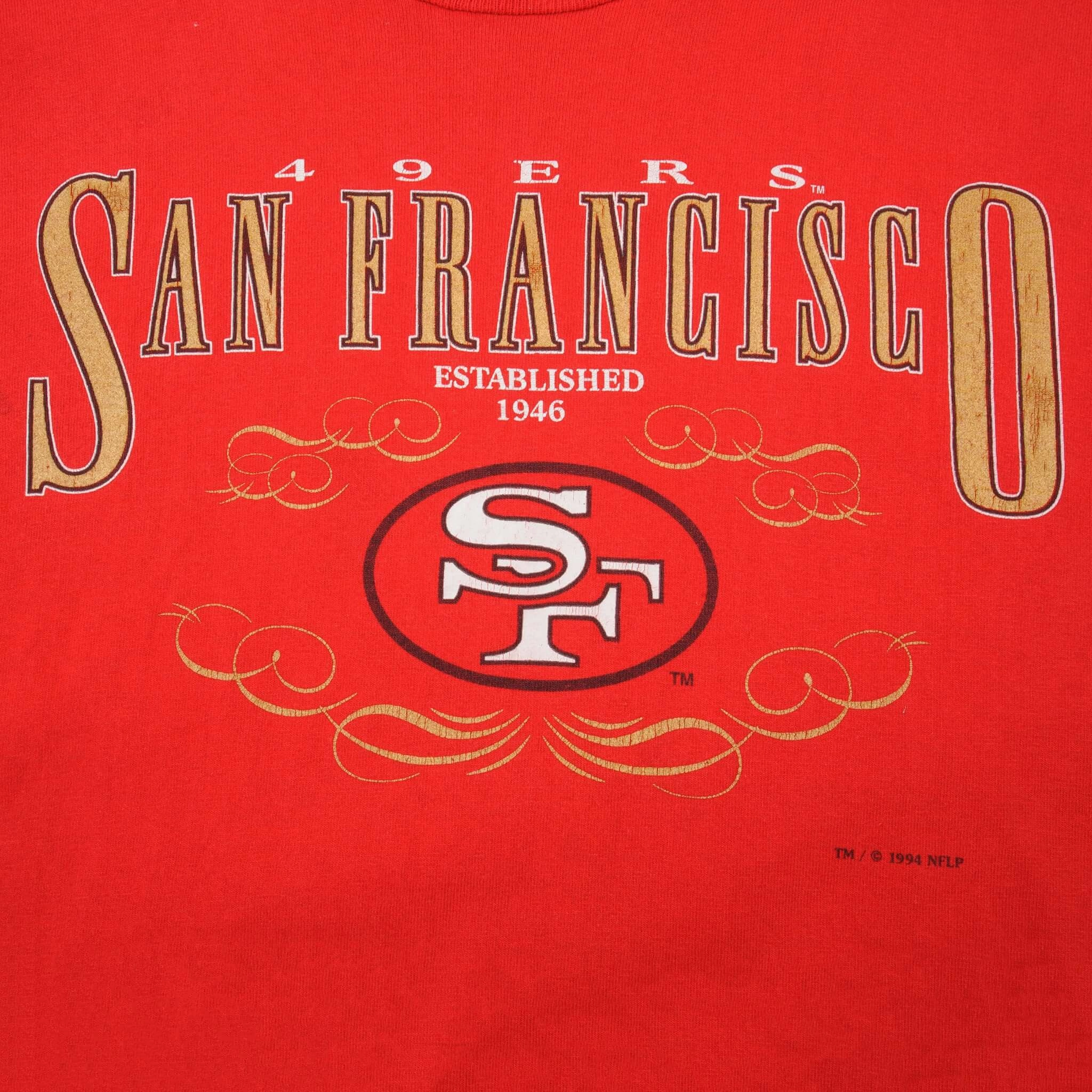 VINTAGE NFL SAN FRANCISCO 49ERS TEE SHIRT 1994 SIZE LARGE MADE IN USA