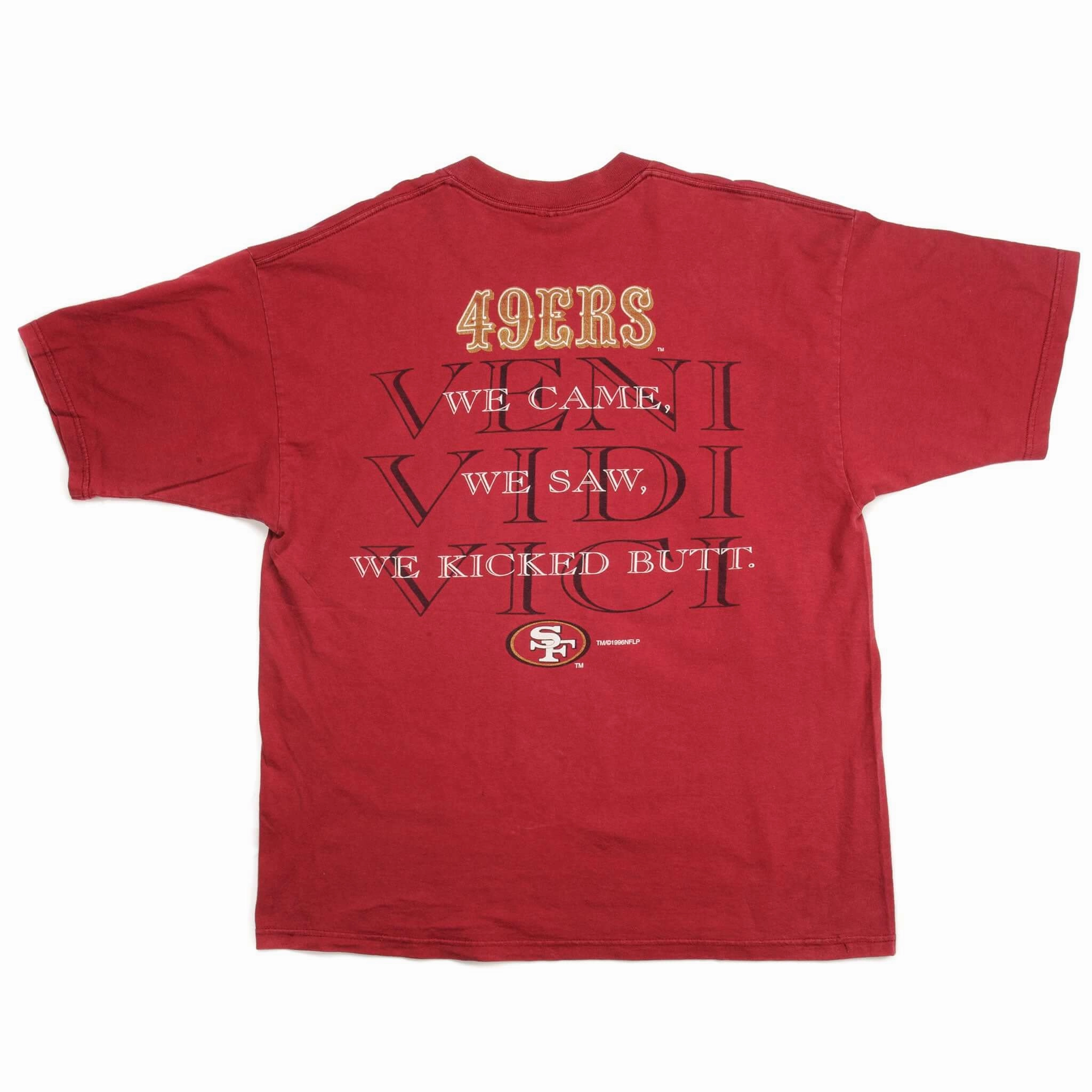 VINTAGE NFL SAN FRANCISCO 49ERS TEE SHIRT 1996 SIZE XL