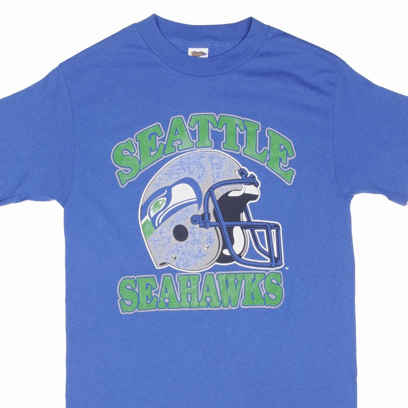 VINTAGE NFL SEATTLE SEAHAWKS 1980S TEE SHIRT SIZE SMALL MADE IN USA