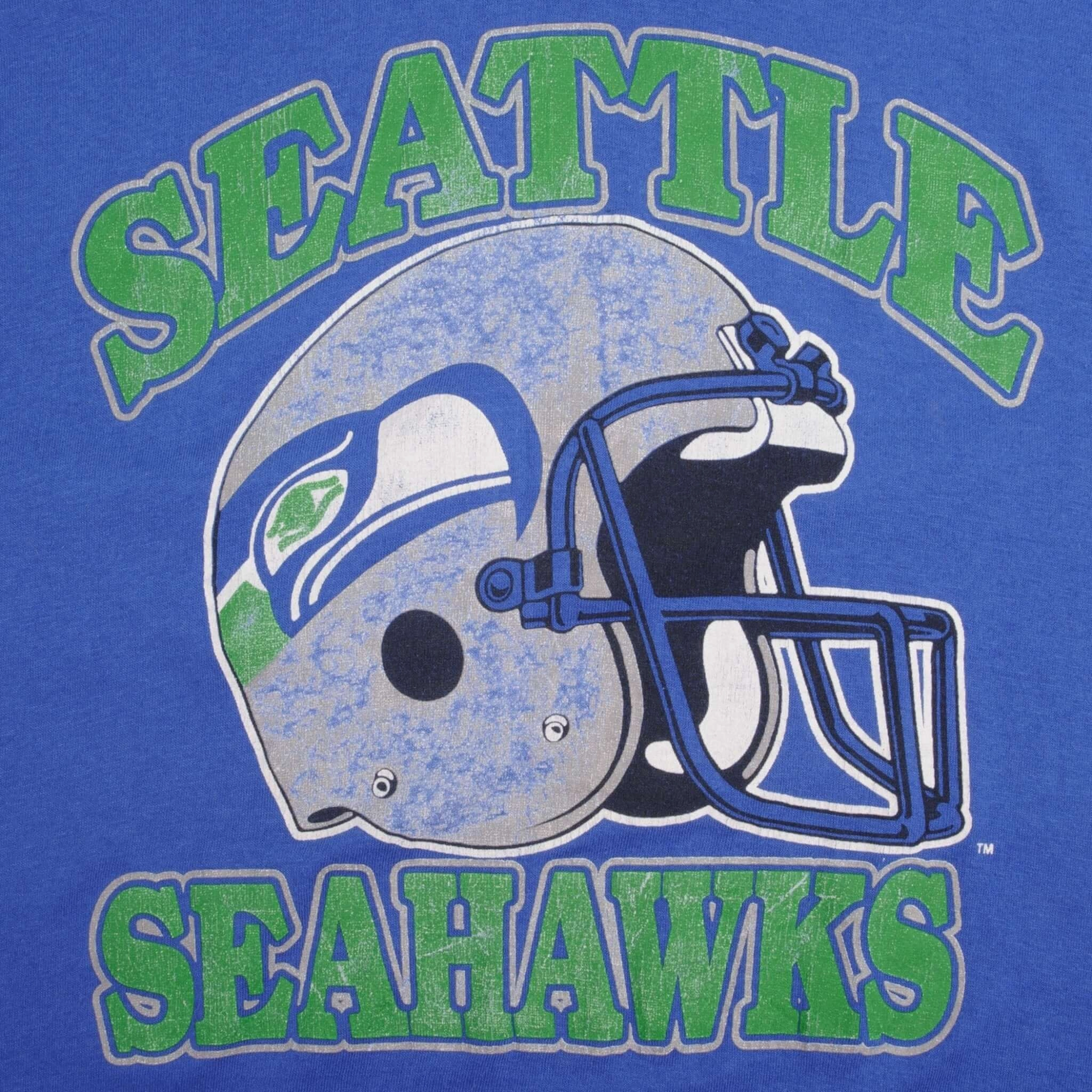 VINTAGE NFL SEATTLE SEAHAWKS 1980S TEE SHIRT SIZE SMALL MADE IN USA