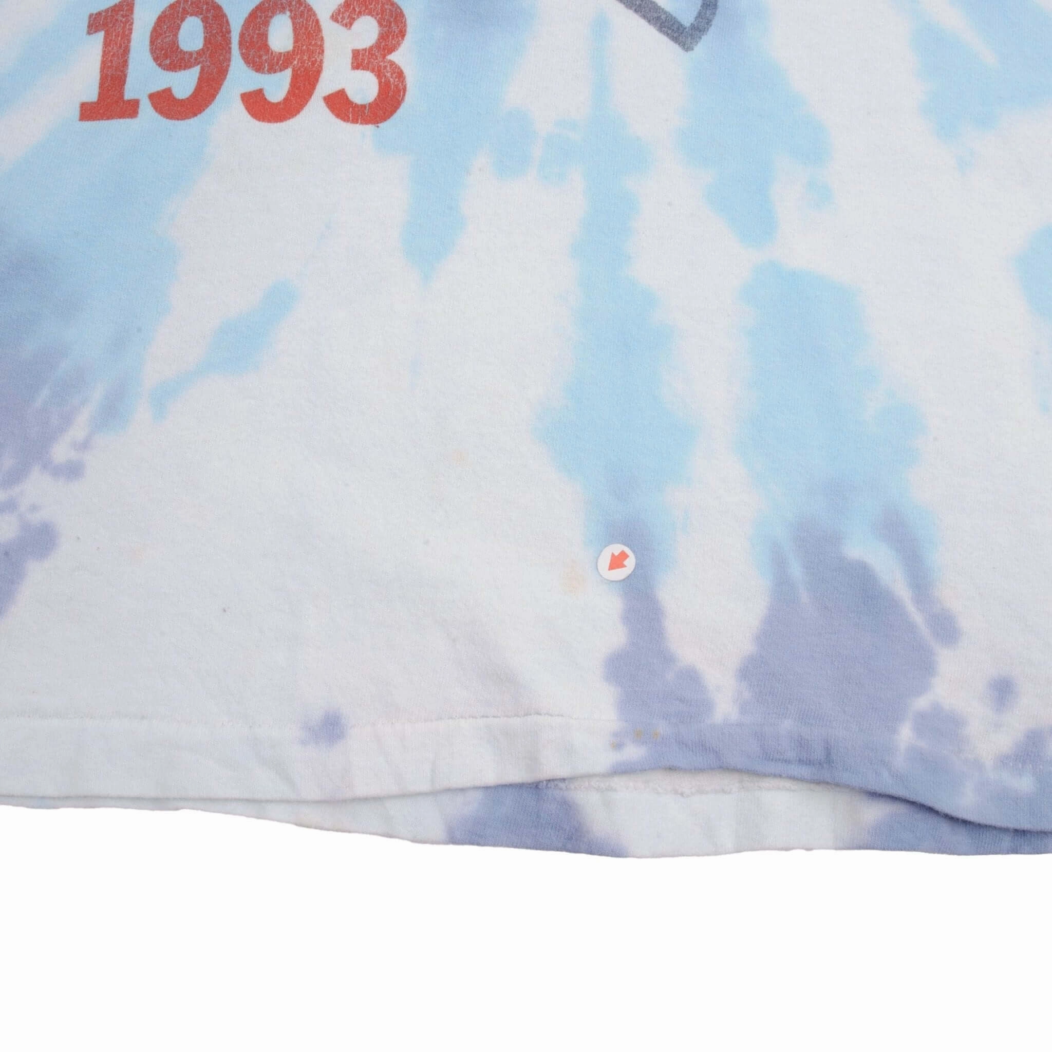 VINTAGE NFL TIE DYE NEW ENGLAND PATRIOTS TEE SHIRT 1993 SIZE XL MADE IN USA