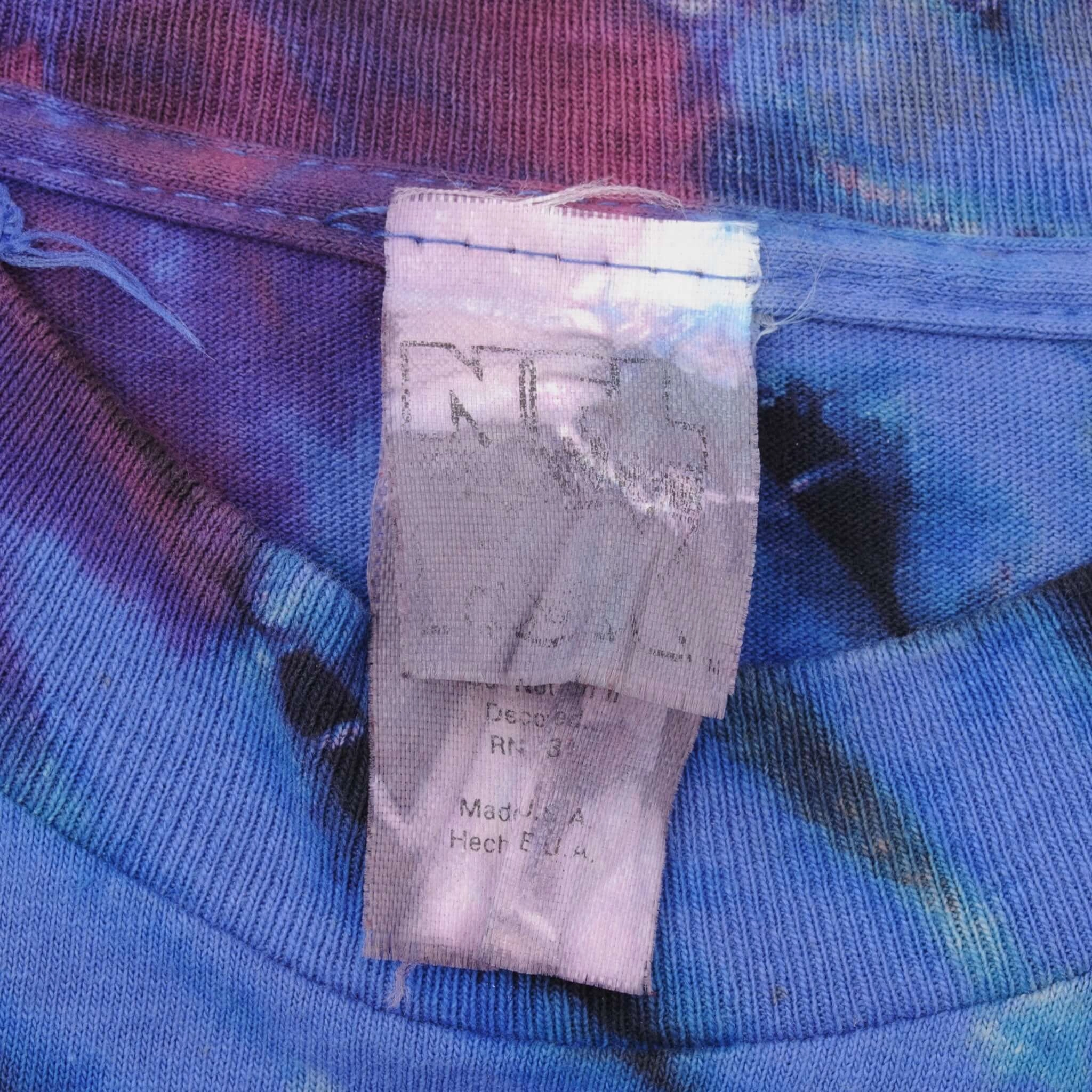 VINTAGE NFL TIE DYE NEW ENGLAND PATRIOTS TEE SHIRT 1997 SIZE LARGE MADE IN USA