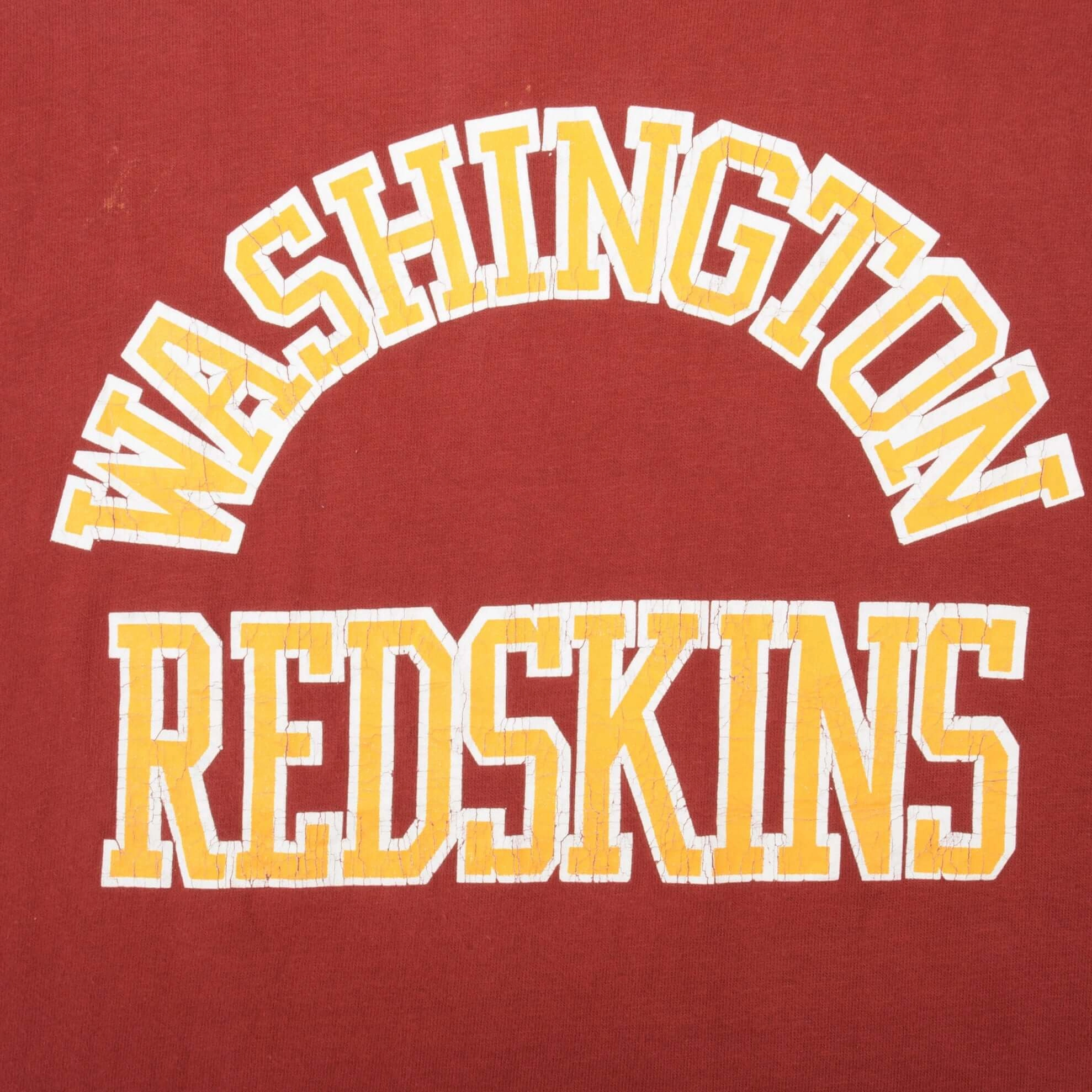 VINTAGE NFL WASHINGTON REDSKINS 1980S TEE SHIRT LARGE MADE IN USA
