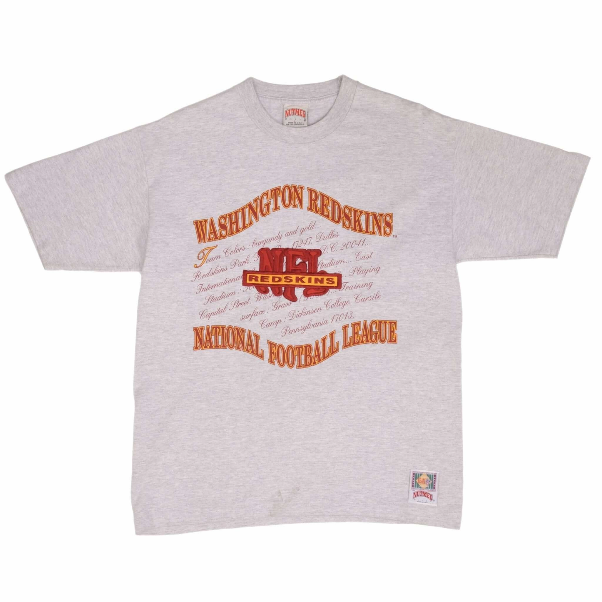 VINTAGE NFL WASHINGTON REDSKINS 1990S TEE SHIRT SIZE LARGE MADE IN USA