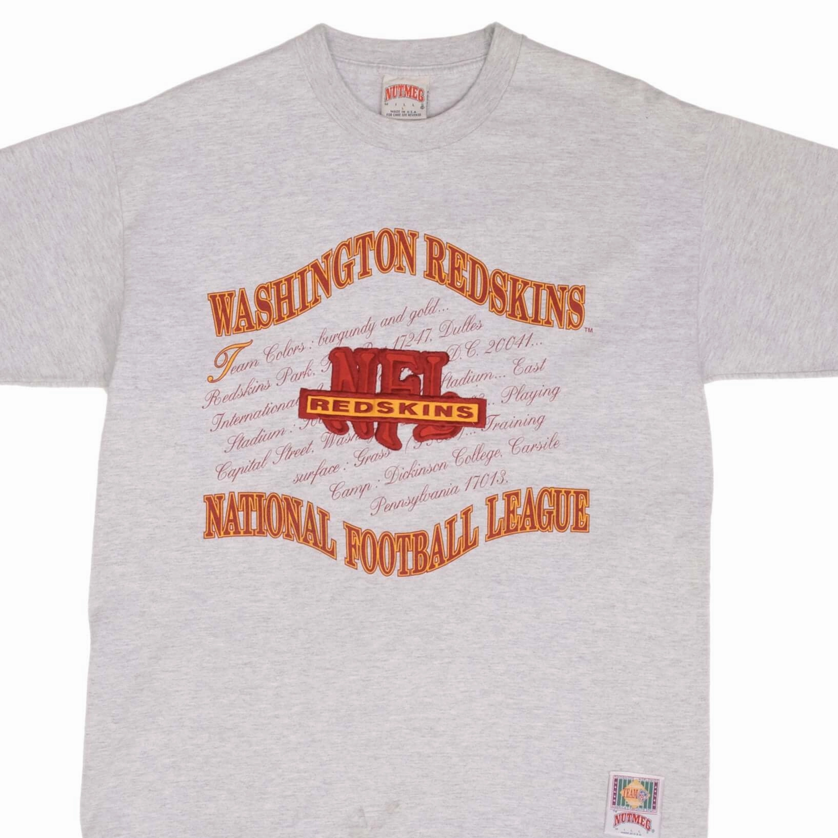 VINTAGE NFL WASHINGTON REDSKINS 1990S TEE SHIRT SIZE LARGE MADE IN USA