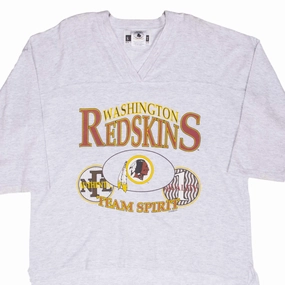 VINTAGE NFL WASHINGTON REDSKINS 1992 3/4 SLEEVES TEE SHIRT XL MADE IN USA