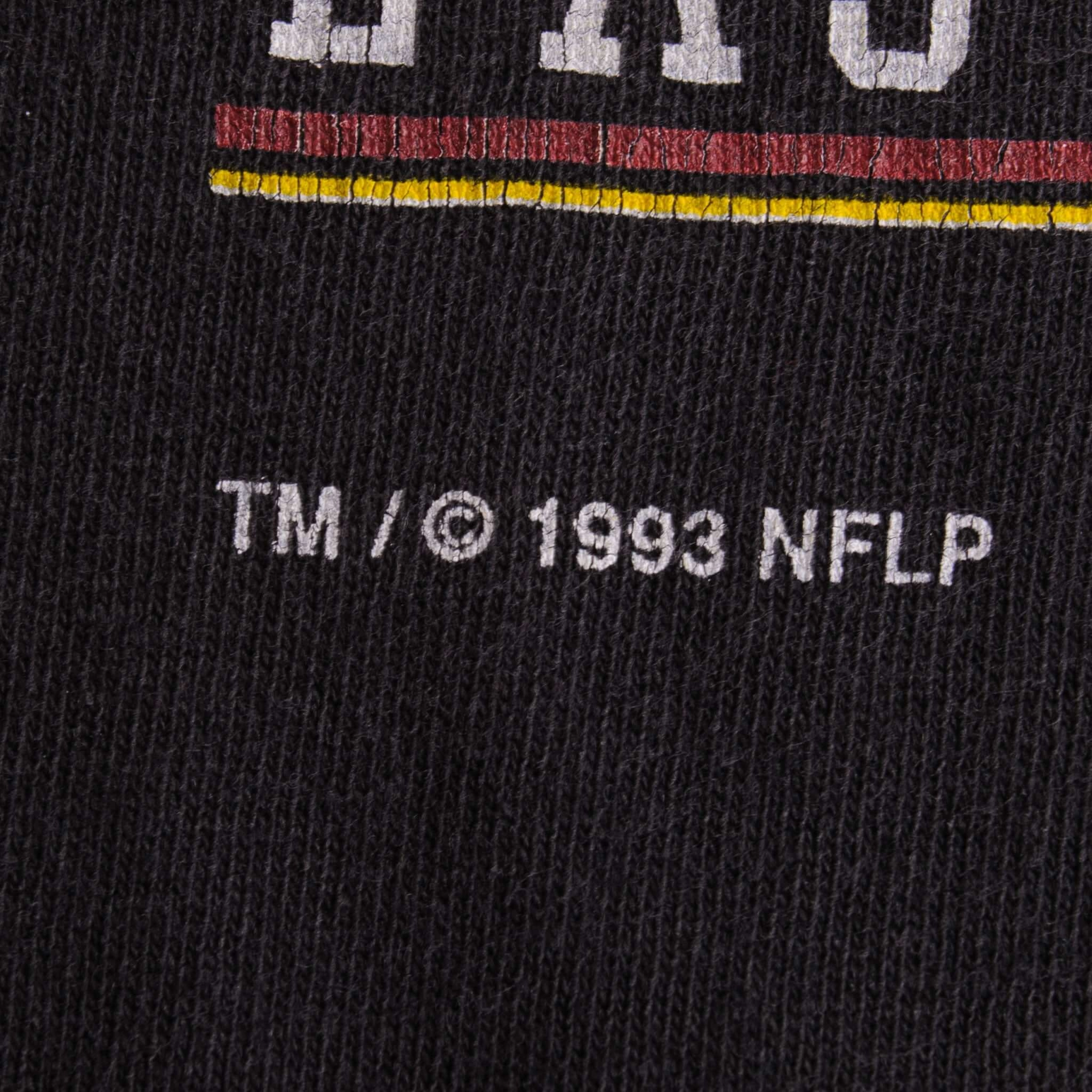 VINTAGE NFL WASHINGTON REDSKINS 1993 TEE SHIRT SIZE LARGE MADE IN USA