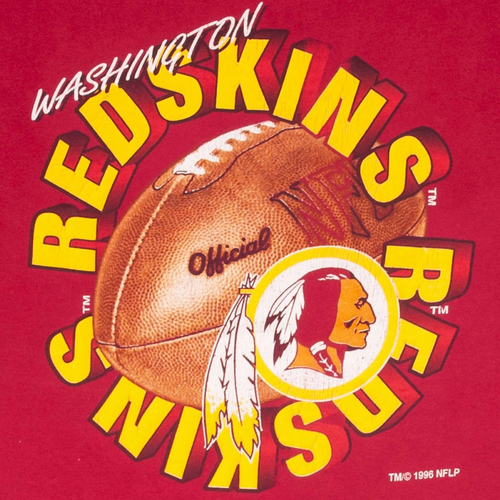 VINTAGE NFL WASHINGTON REDSKINS 1996 TEE SHIRT SIZE MEDIUM