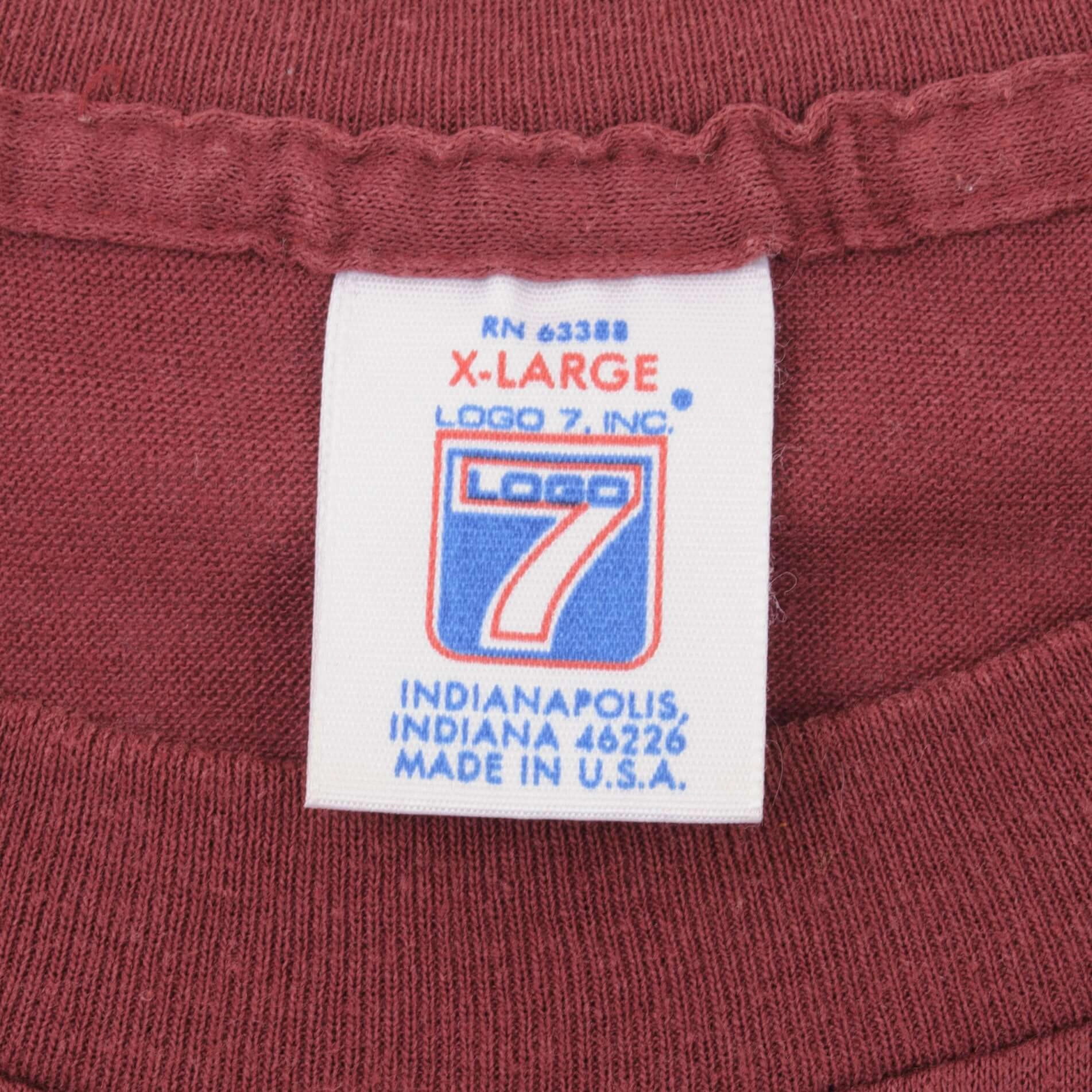 VINTAGE NFL WASHINGTON REDSKINS SUPER BOWL 1987 TEE SHIRT LARGE MADE IN USA