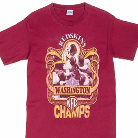 VINTAGE NFL WASHINGTON REDSKINS SUPER BOWL 1992 TEE SHIRT SMALL MADE IN USA