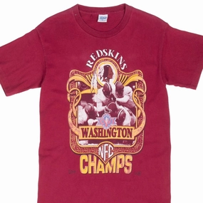 VINTAGE NFL WASHINGTON REDSKINS SUPER BOWL 1992 TEE SHIRT SMALL MADE IN USA