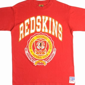 VINTAGE NFL WASHINGTON REDSKINS TEE SHIRT 1990s SIZE LARGE MADE IN USA