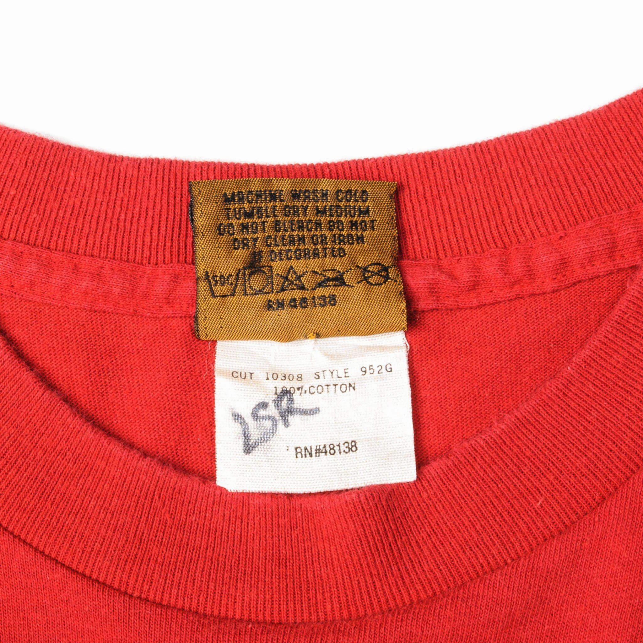 VINTAGE NFL WASHINGTON REDSKINS TEE SHIRT 1990s SIZE LARGE MADE IN USA