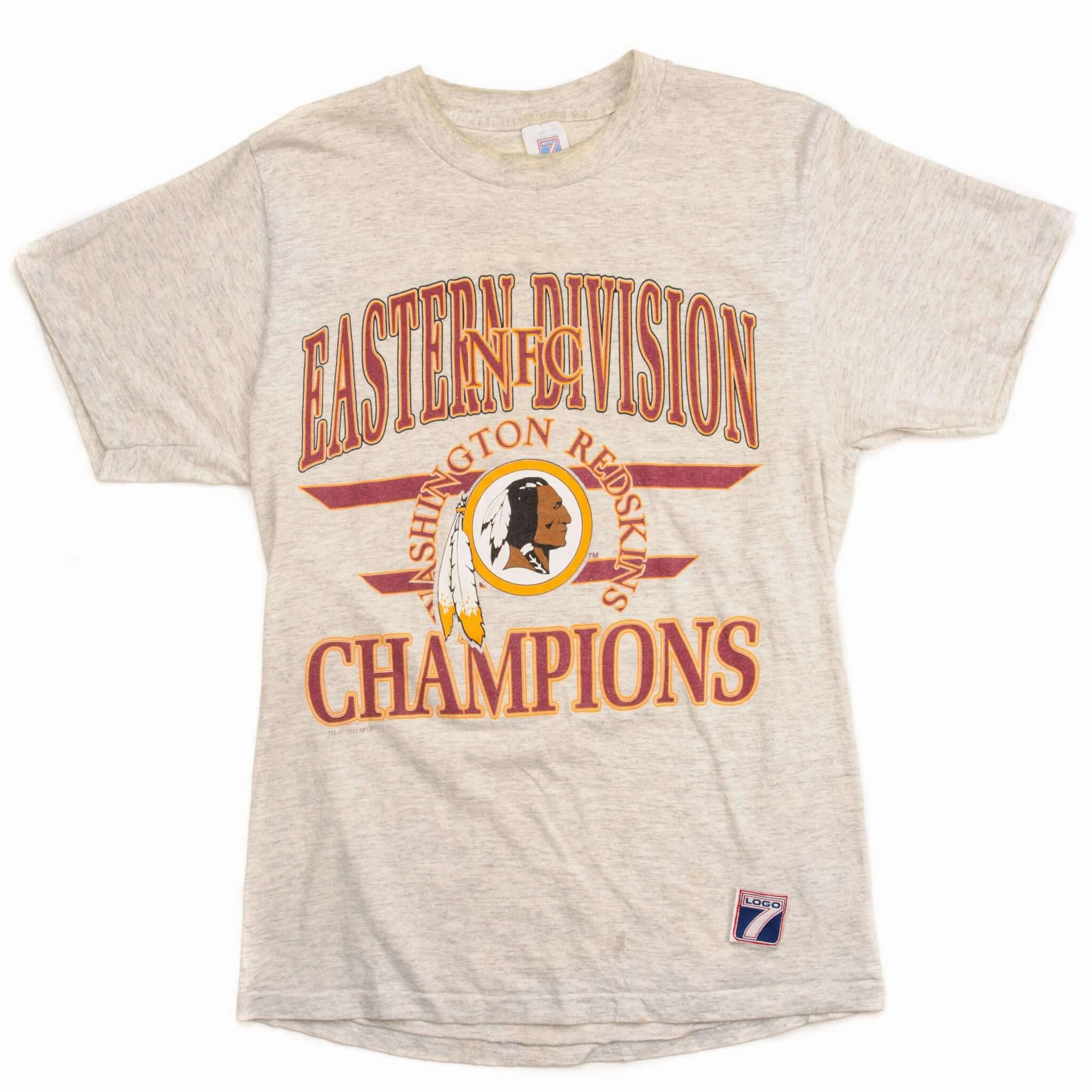 VINTAGE NFL WASHINGTON REDSKINS TEE SHIRT 1991 SIZE MEDIUM
