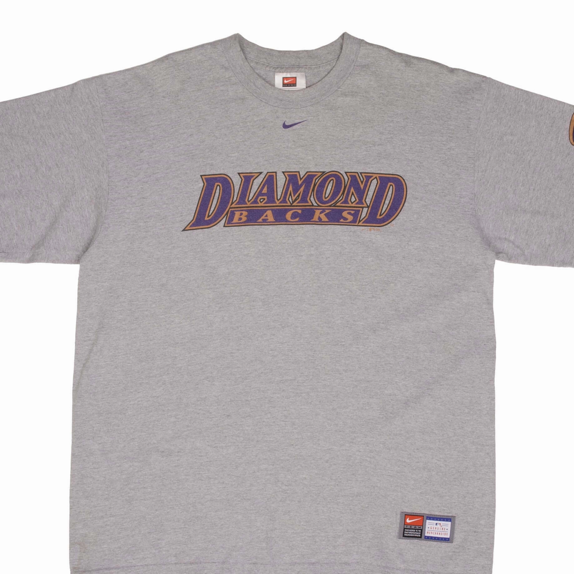 VINTAGE NIKE CENTER SWOOSH MLB ARIZONA DIAMONDBACKS TEE SHIRT 2004 SIZE LARGE