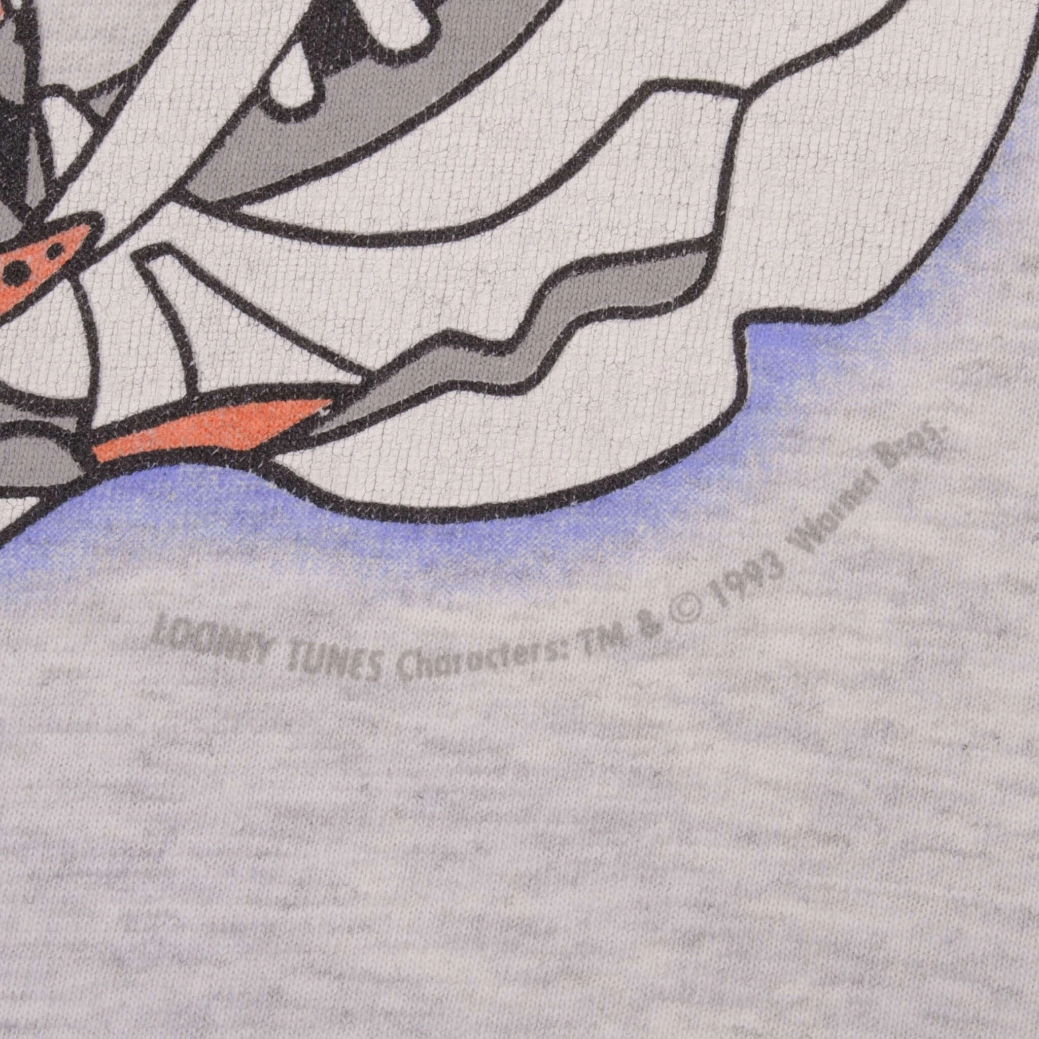 VINTAGE NIKE MARVIN THE MARTIAN LOONEY TUNES TEE SHIRT 1993 LARGE MADE IN USA