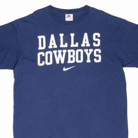 VINTAGE NIKE NFL DALLAS COWBOYS TEE SHIRT 1990S XL MADE IN USA