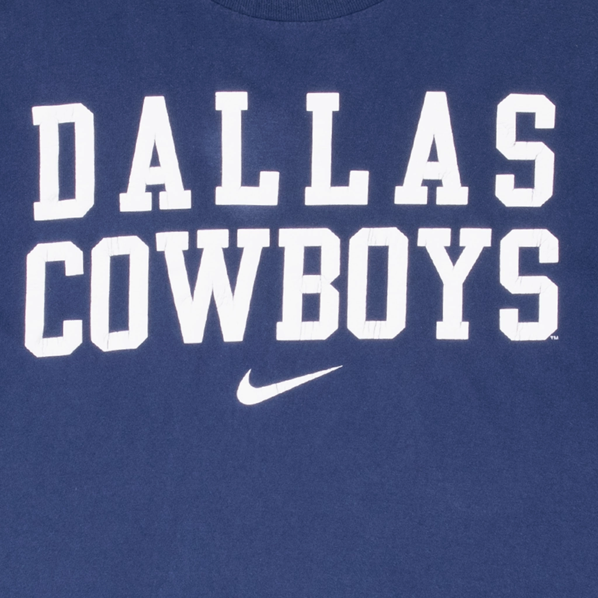 VINTAGE NIKE NFL DALLAS COWBOYS TEE SHIRT 1990S XL MADE IN USA
