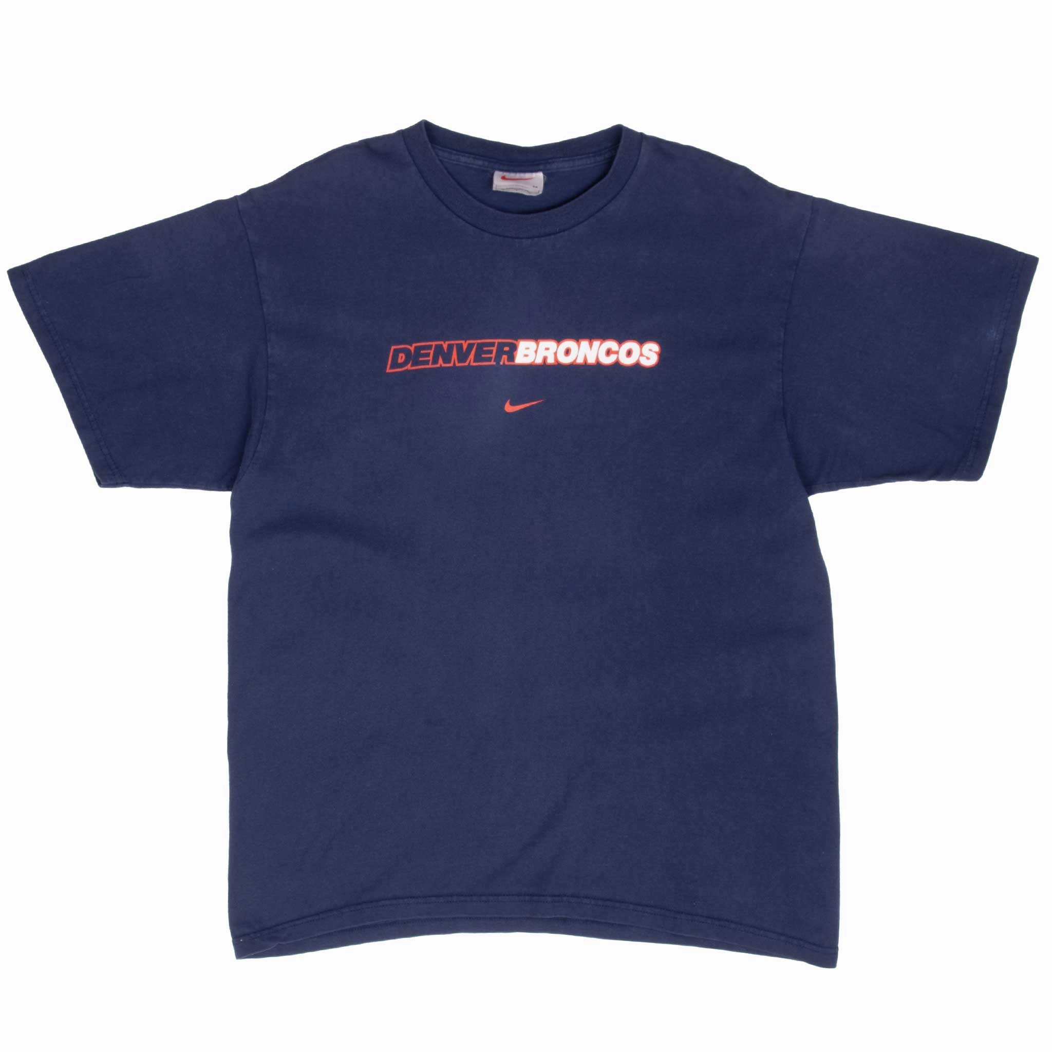 VINTAGE NIKE NFL DENVER BRONCOS TEE SHIRT 1990S MEDIUM