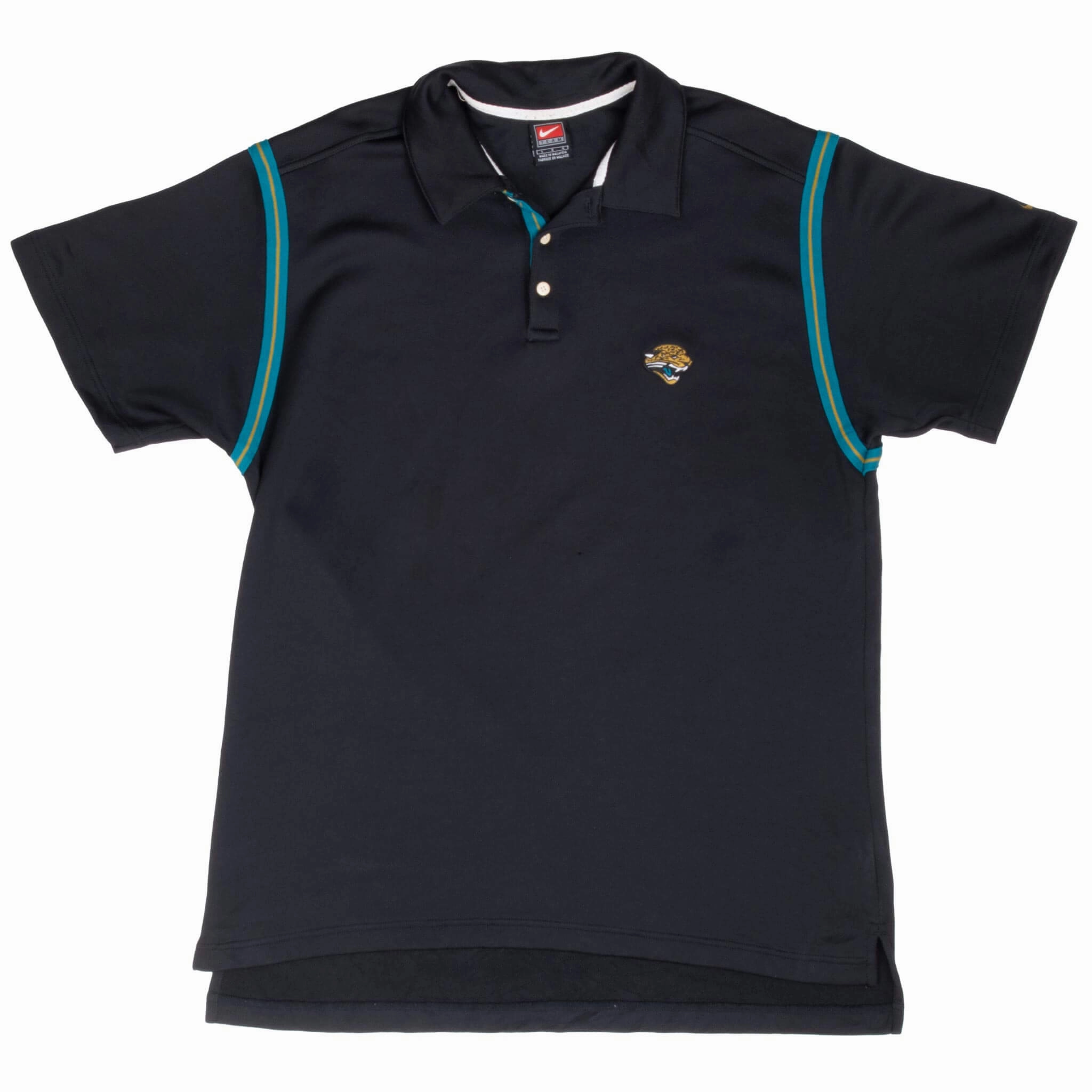 VINTAGE NIKE NFL JACKSONVILLE JAGUARS POLO SHIRT 1990S LARGE