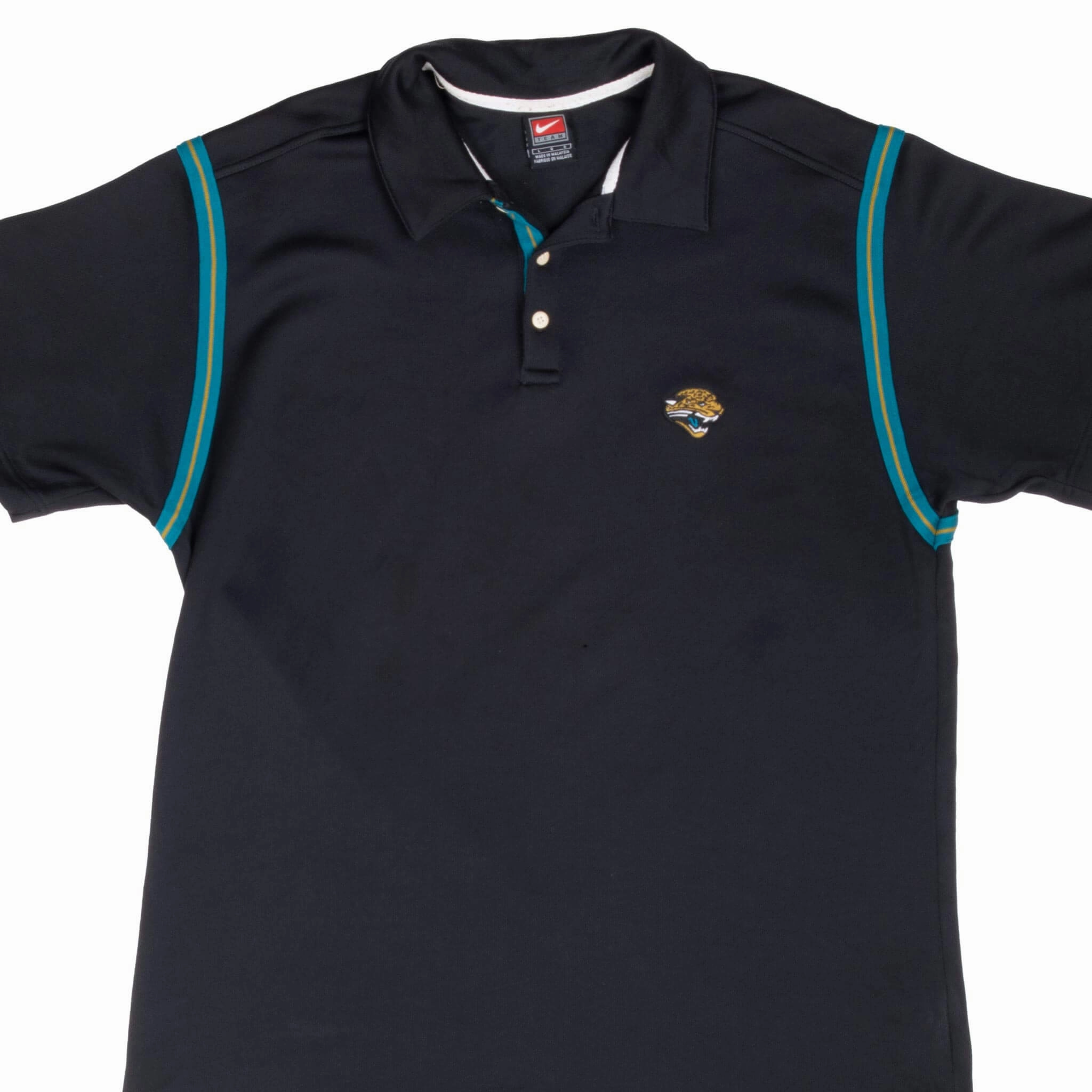 VINTAGE NIKE NFL JACKSONVILLE JAGUARS POLO SHIRT 1990S LARGE