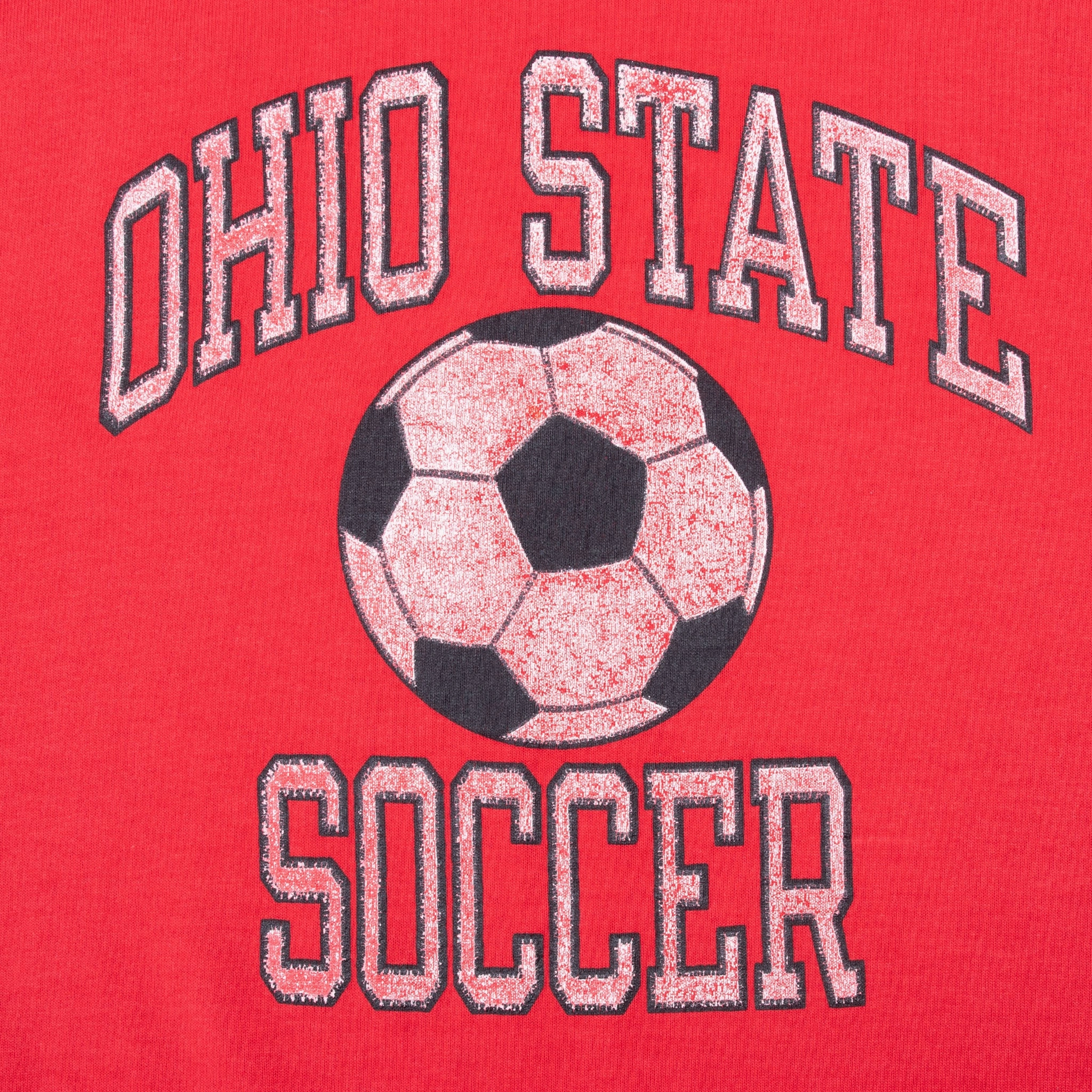 VINTAGE OHIO STATE SOCCER CHAMPION TEE SHIRT 1980S LARGE MADE IN USA
