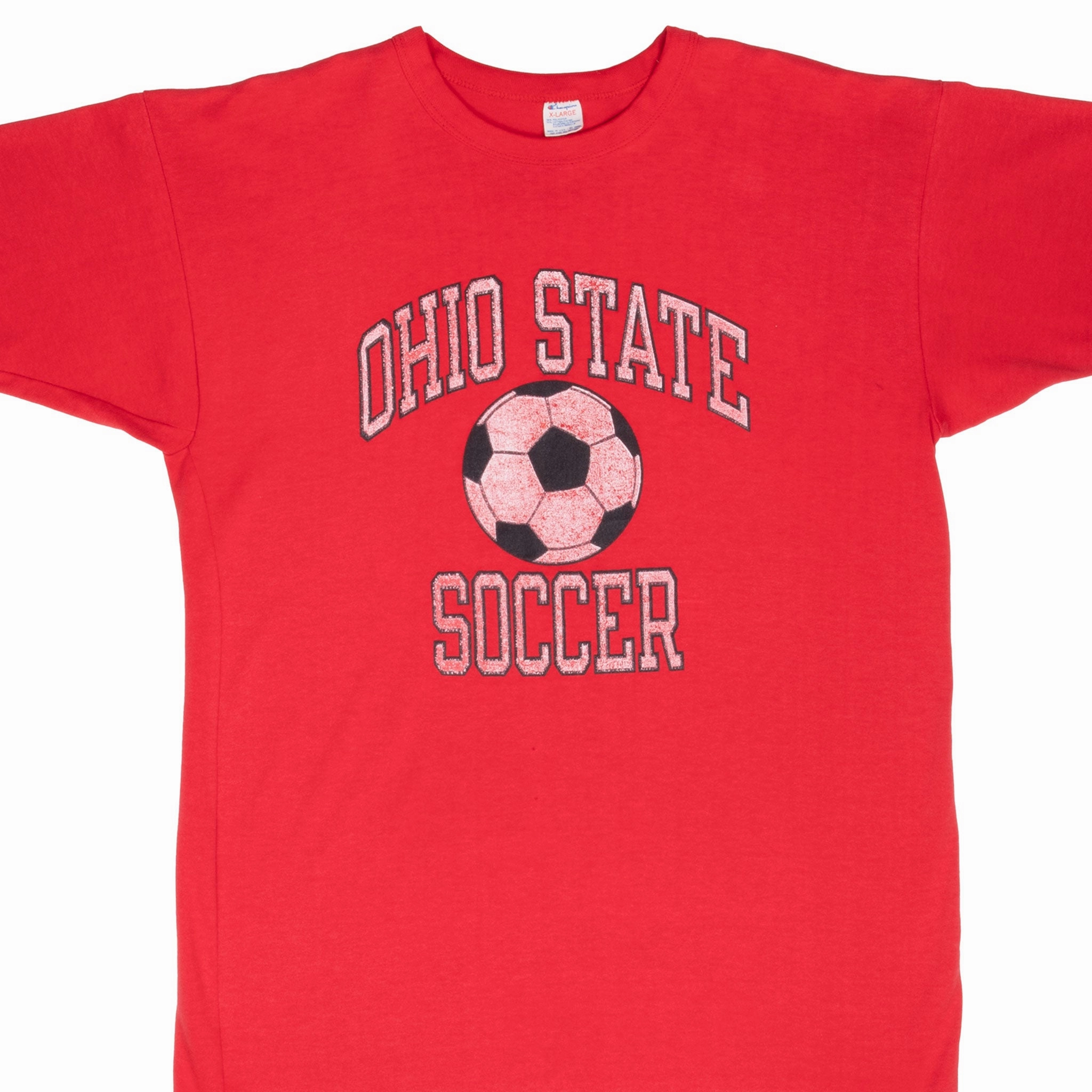 VINTAGE OHIO STATE SOCCER CHAMPION TEE SHIRT 1980S LARGE MADE IN USA