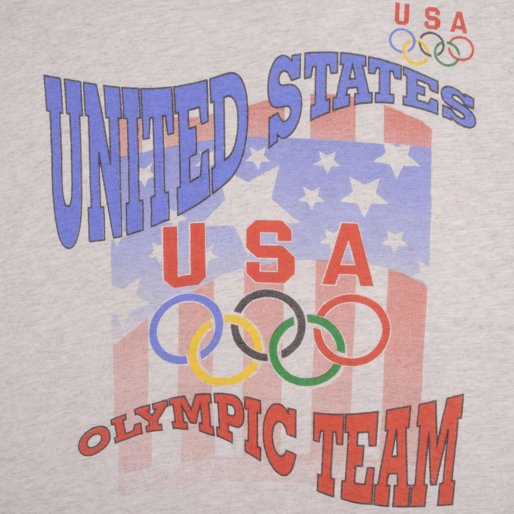 VINTAGE OLYMPICS TEAM USA 1990S TEE SHIRT SIZE LARGE MADE IN USA