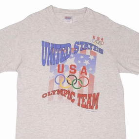 VINTAGE OLYMPICS TEAM USA 1990S TEE SHIRT SIZE LARGE MADE IN USA