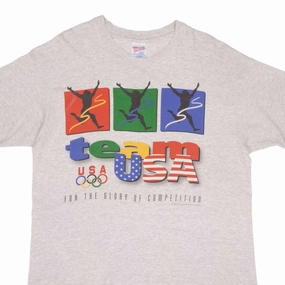 VINTAGE OLYMPICS TEAM USA 1990S TEE SHIRT SIZE XL MADE IN USA