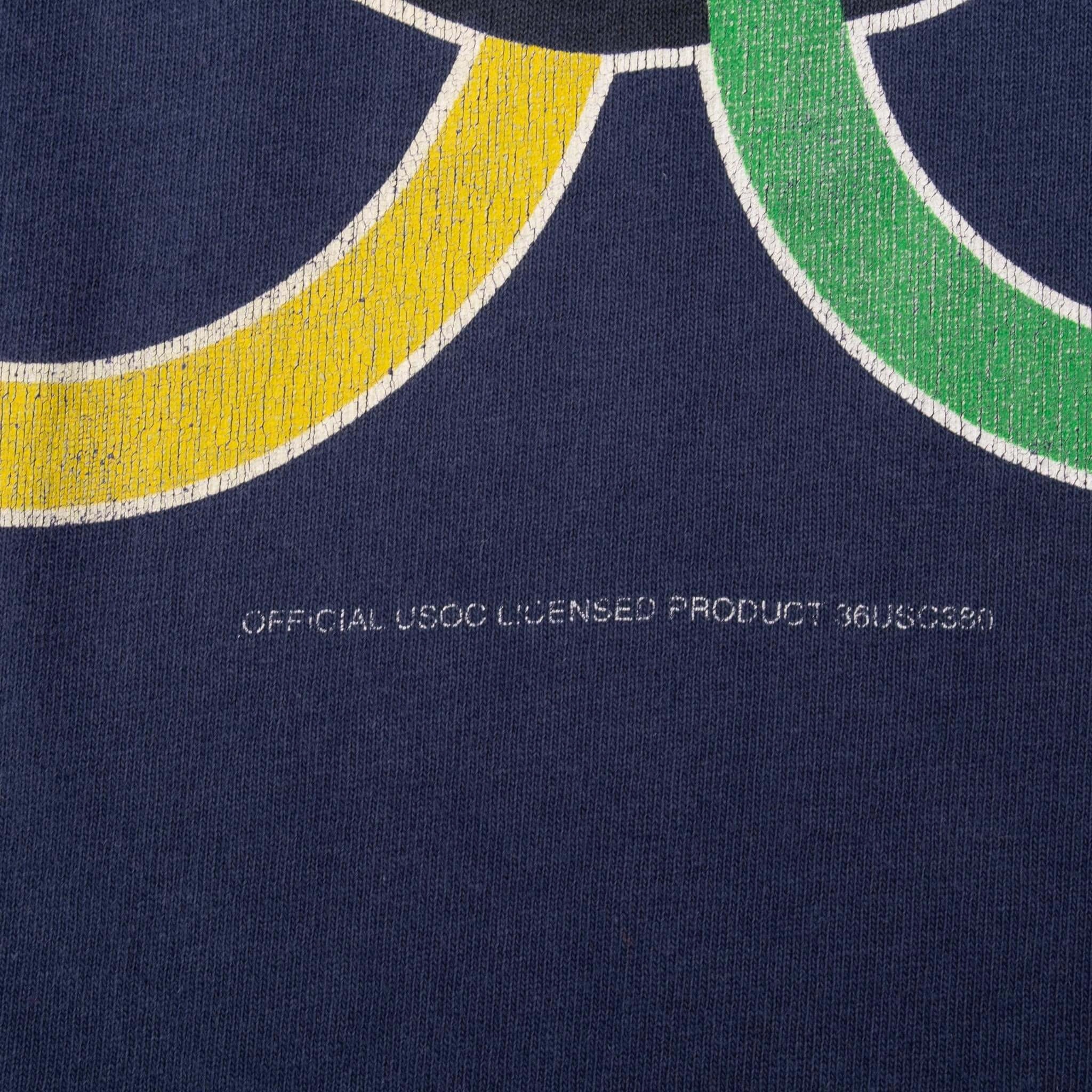 VINTAGE OLYMPICS TEAM USA TEE SHIRT 1990S 2XL MADE IN USA