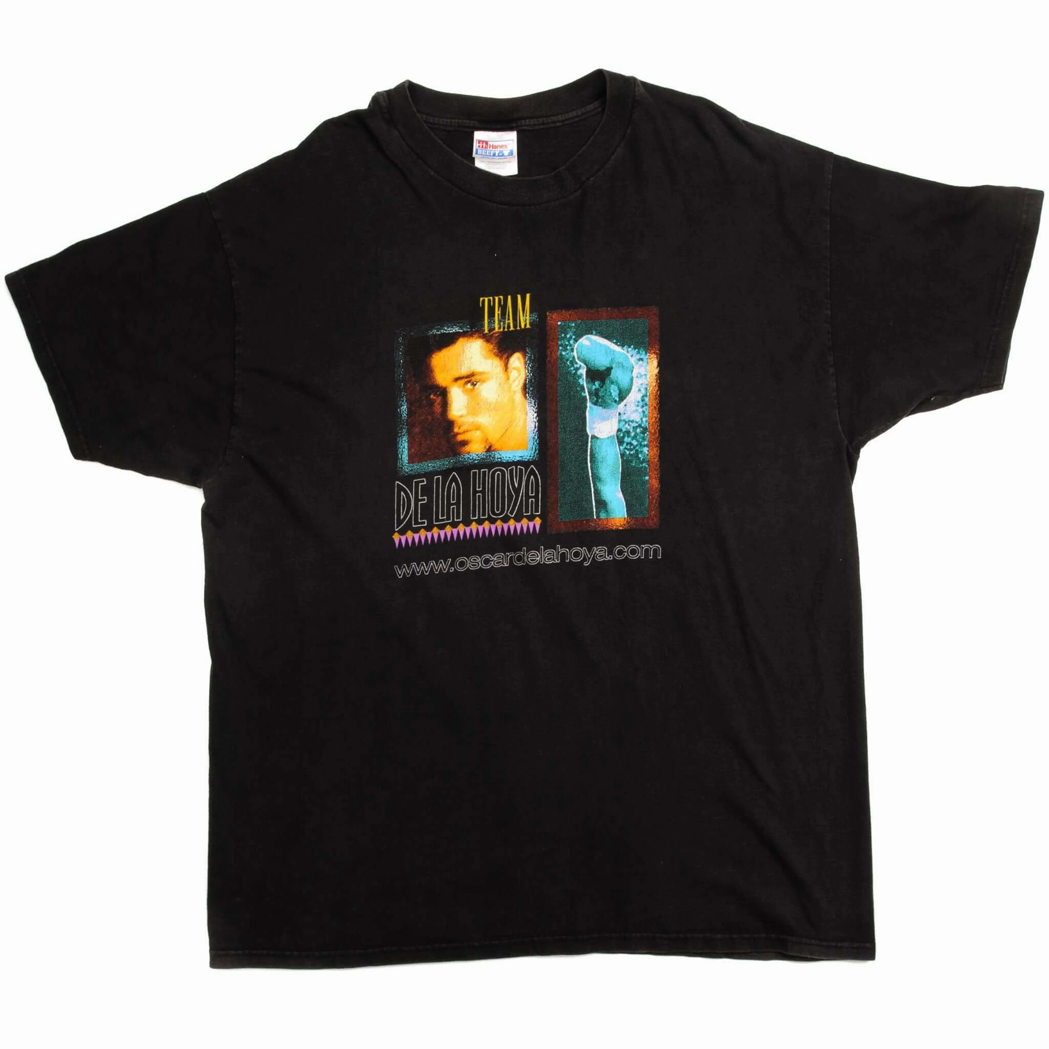 VINTAGE OSCAR DE LA HOYA TEE SHIRT SIZE XL