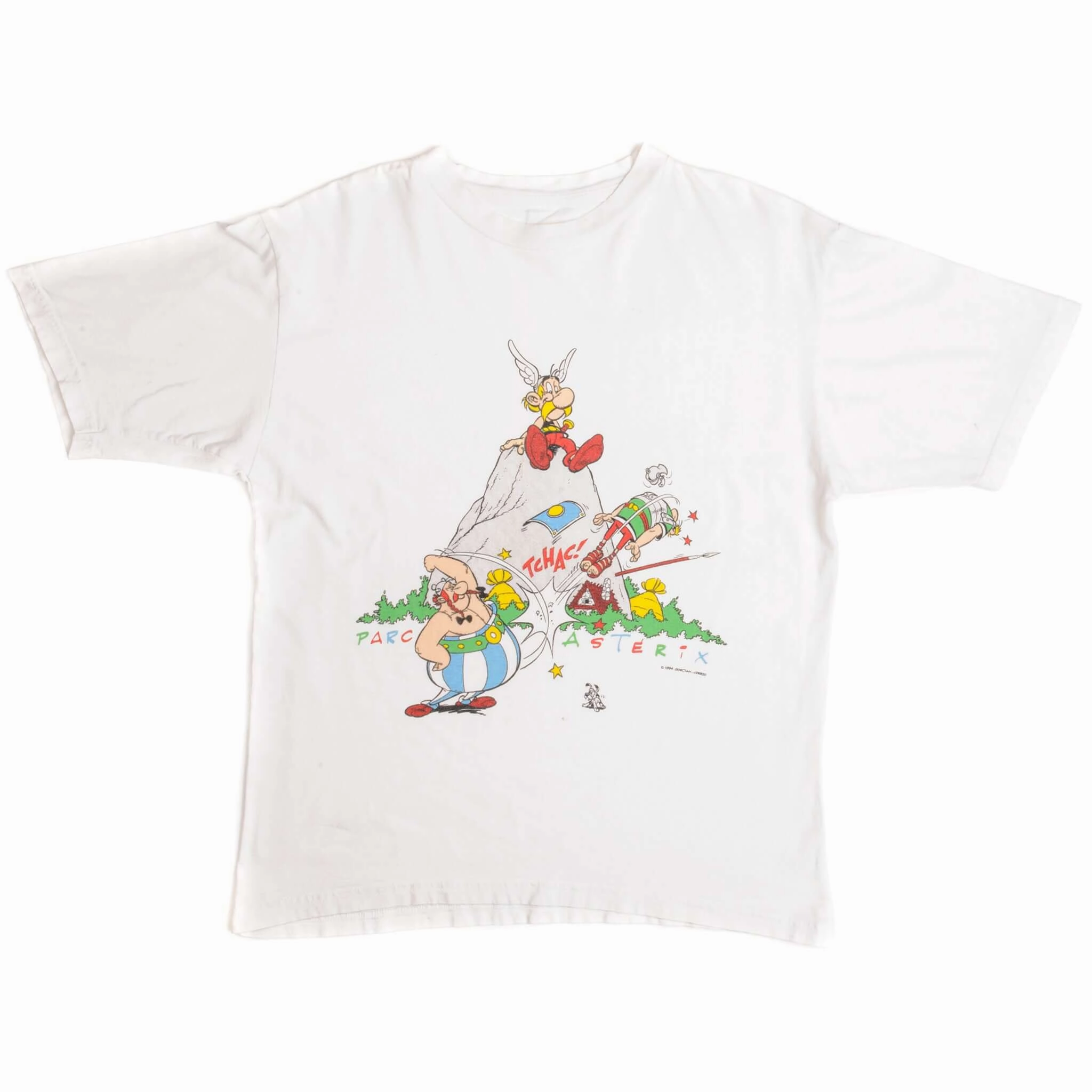 VINTAGE PARC ASTERIX TEE SHIRT 1994 SIZE MEDIUM
