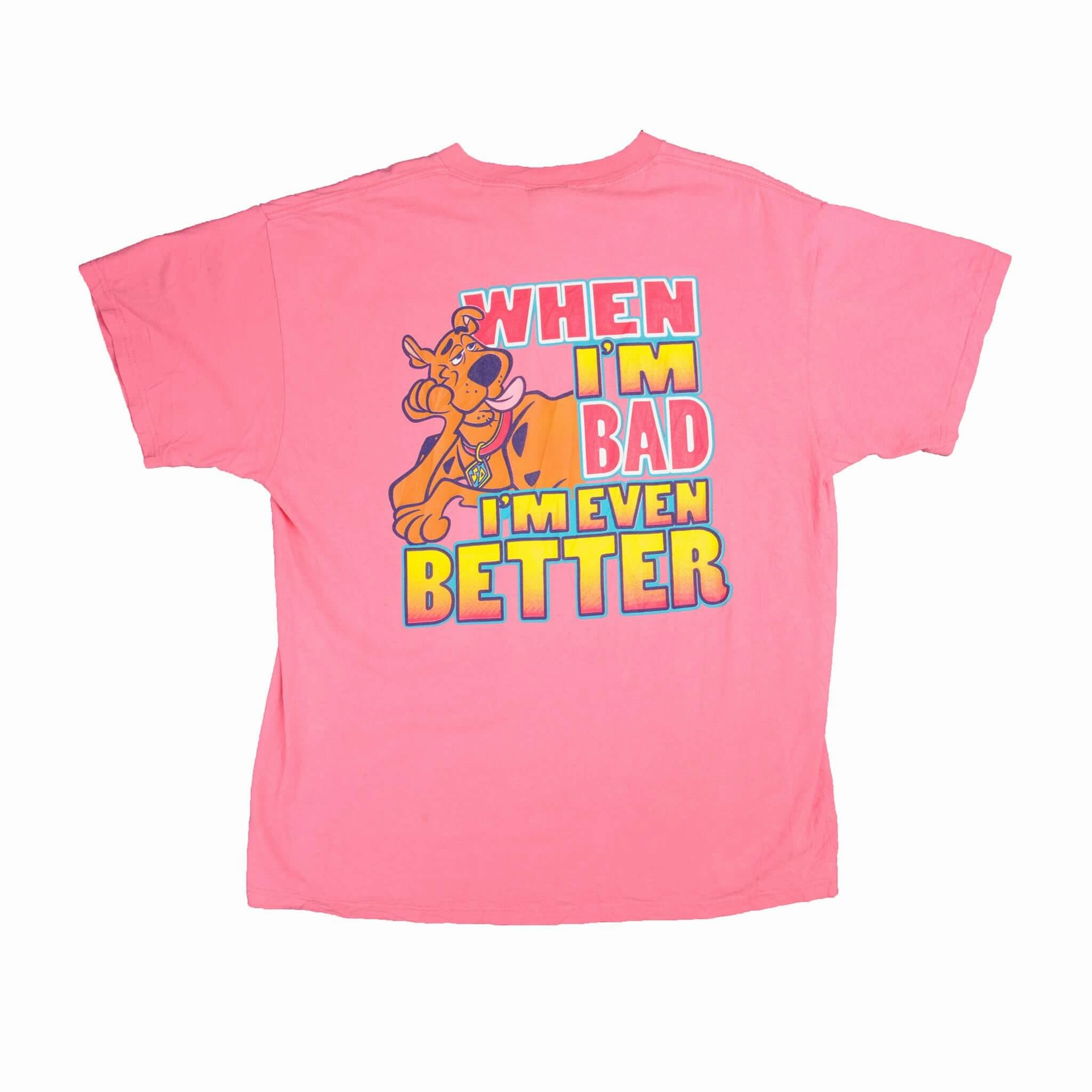 VINTAGE PINK SCOOBY-DOO TEE SHIRT 2000S SIZE XL