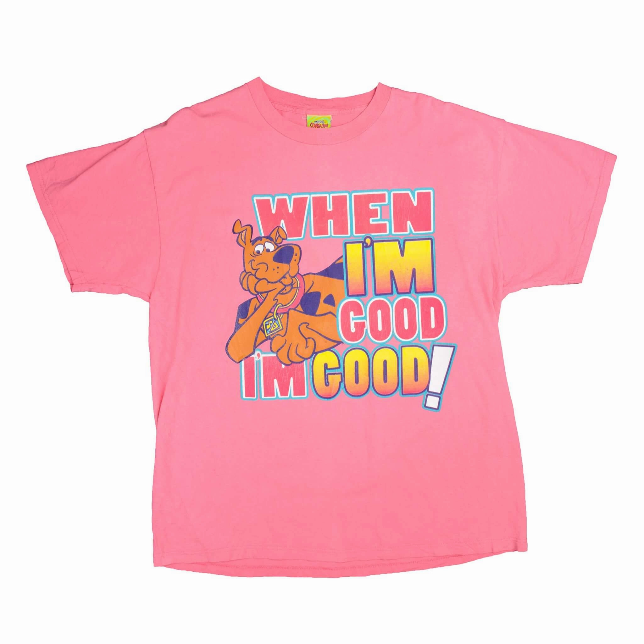 VINTAGE PINK SCOOBY-DOO TEE SHIRT 2000S SIZE XL