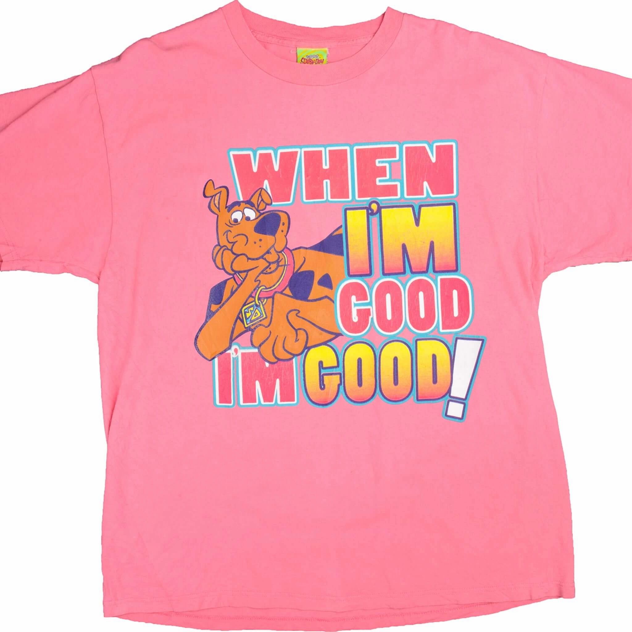 VINTAGE PINK SCOOBY-DOO TEE SHIRT 2000S SIZE XL