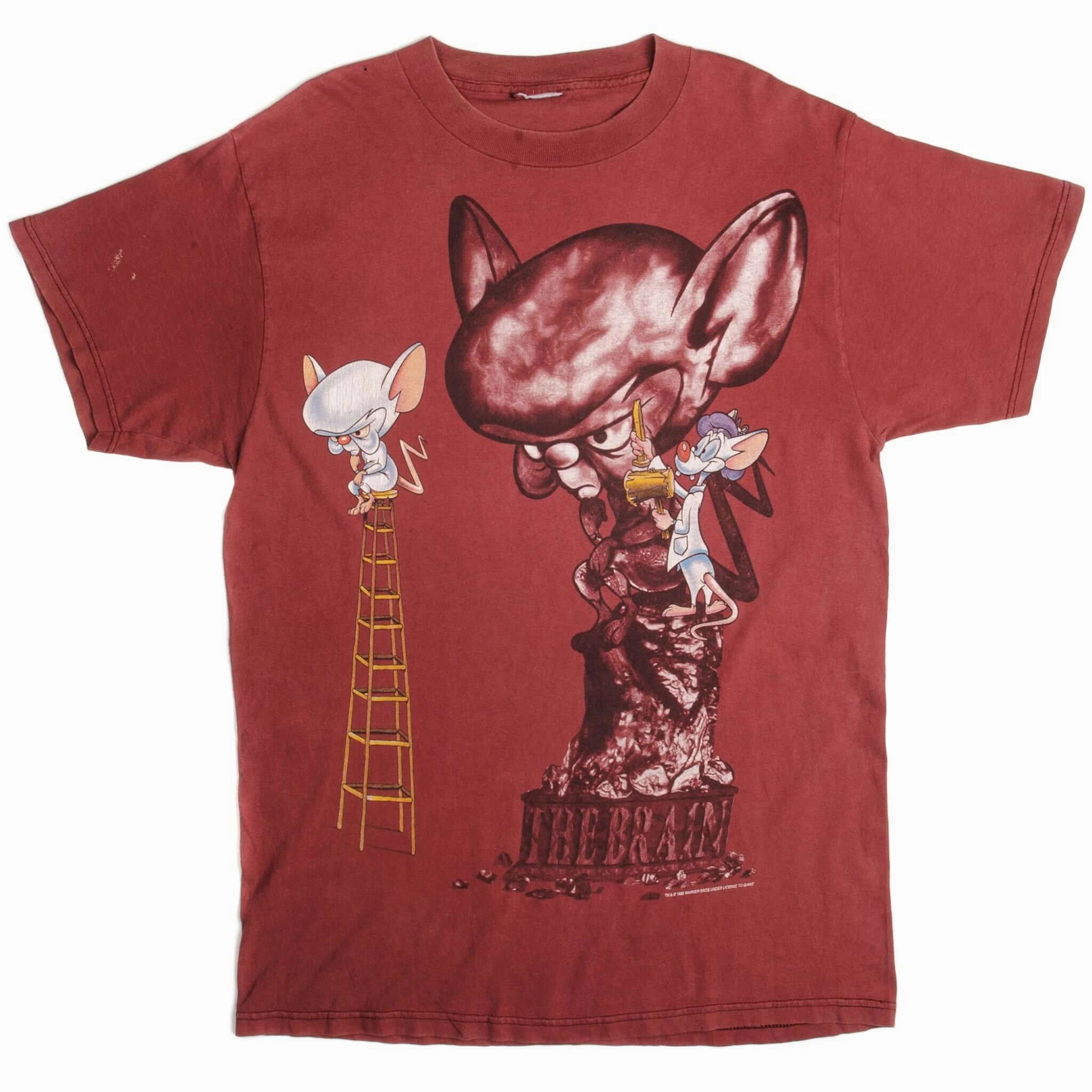 VINTAGE PINKY AND THE BRAIN TEE SHIRT 1995 SIZE SIZE LARGE
