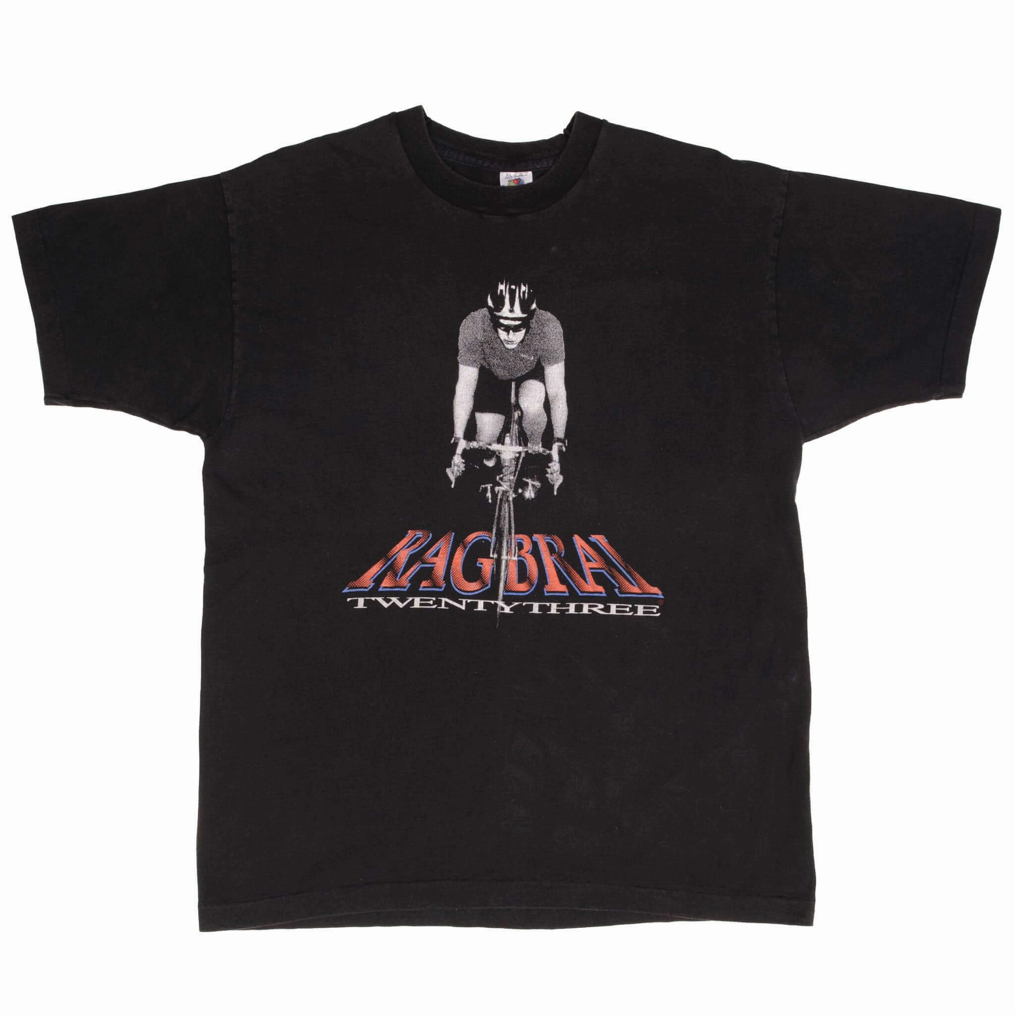 VINTAGE RAG BRAI 23 1995 CYCLING TEE SHIRT SIZE XL MADE IN USA