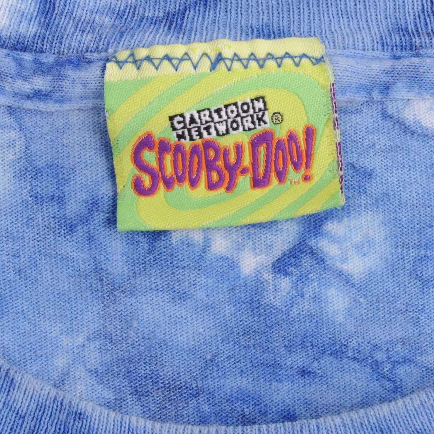 VINTAGE SCOOBY DOO TIE DYE TEE SHIRT 1998 SIZE XL