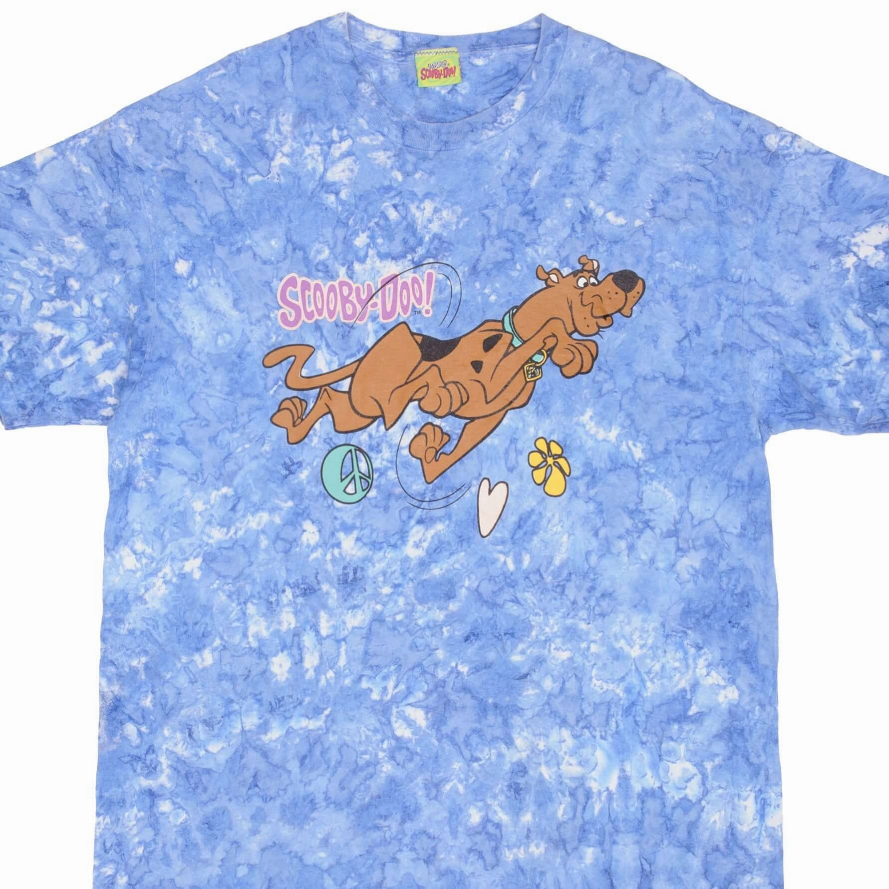 VINTAGE SCOOBY DOO TIE DYE TEE SHIRT 1998 SIZE XL