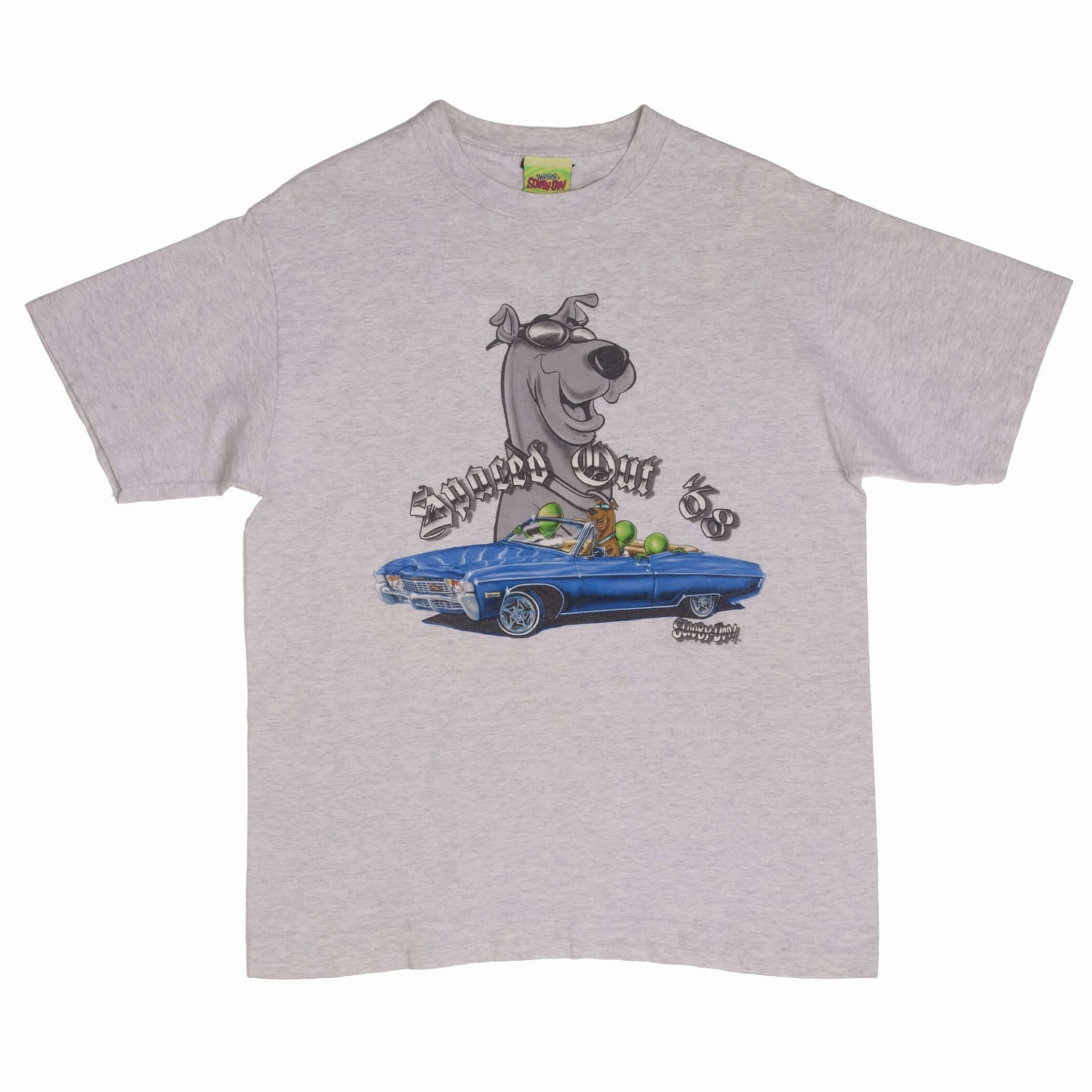 VINTAGE SCOOBYDOO SPACED OUT 68 TEE SHIRT 1998 SIZE LARGE