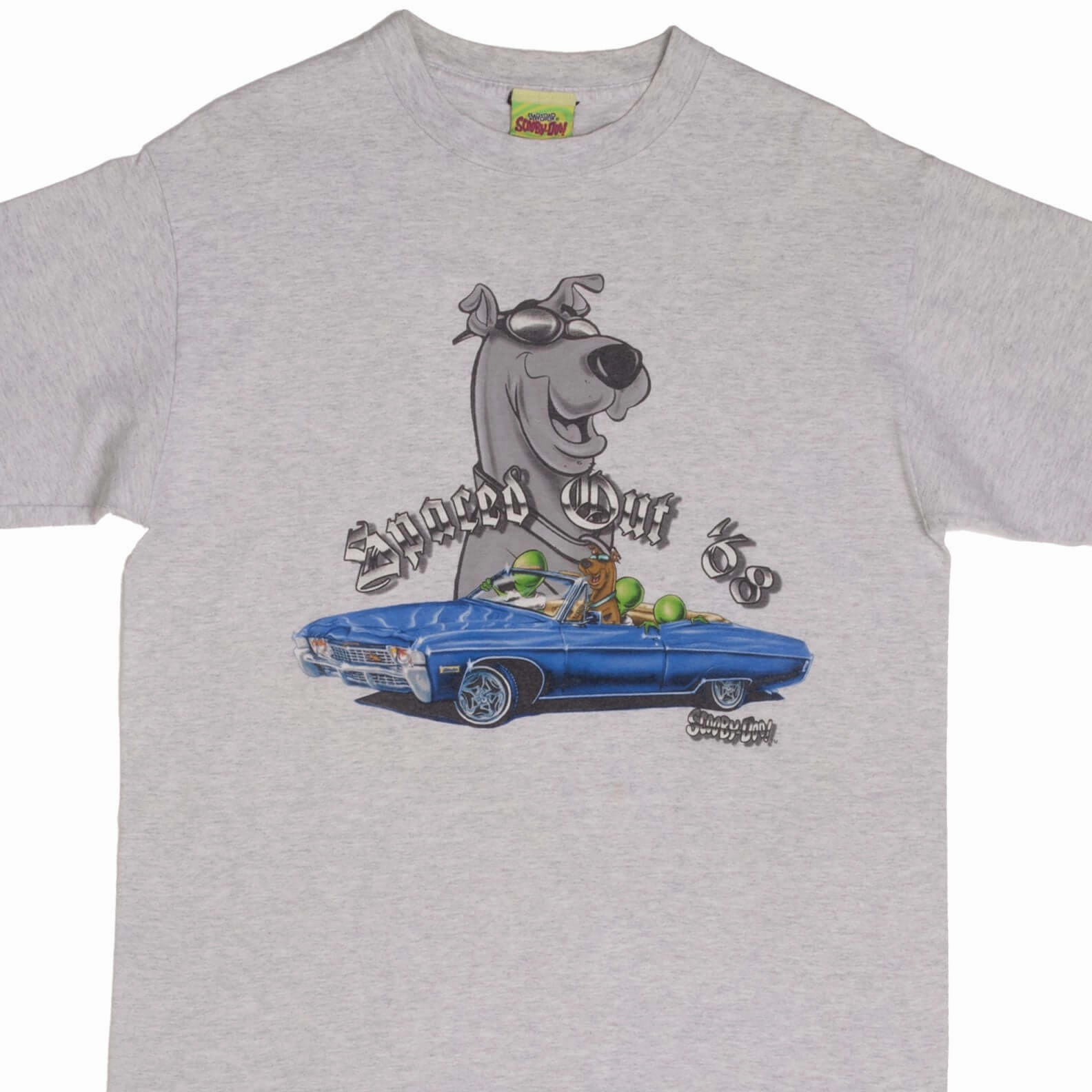 VINTAGE SCOOBYDOO SPACED OUT 68 TEE SHIRT 1998 SIZE LARGE