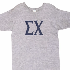 VINTAGE SIGMA CHI FRATERNITY TEE SHIRT 1980S MEDIUM