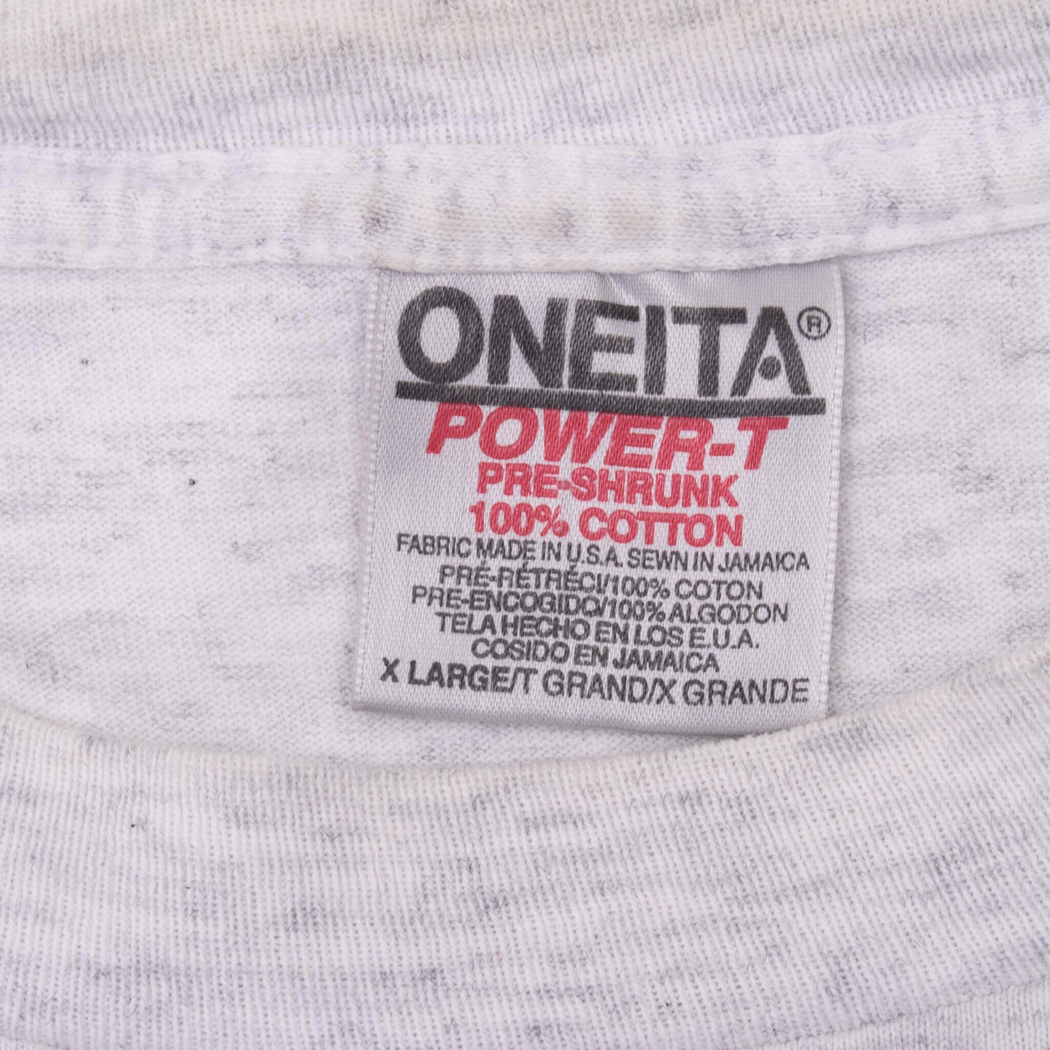 VINTAGE SKI GOLDEN SQUEEGEE GREY TEE SHIRT 1995 XL